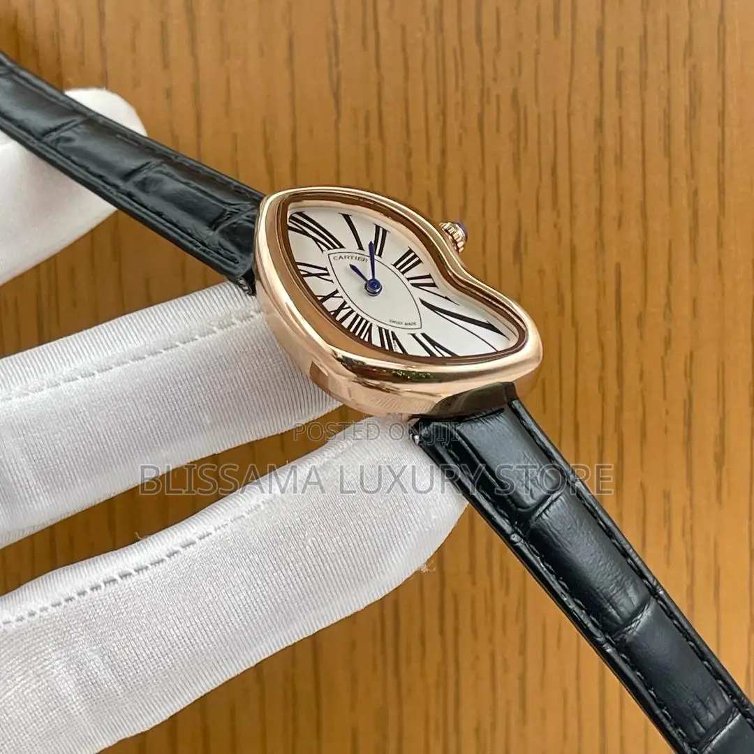 Cartier Luxury Female Leather Wristwatch – Elegant, Stylish Durable