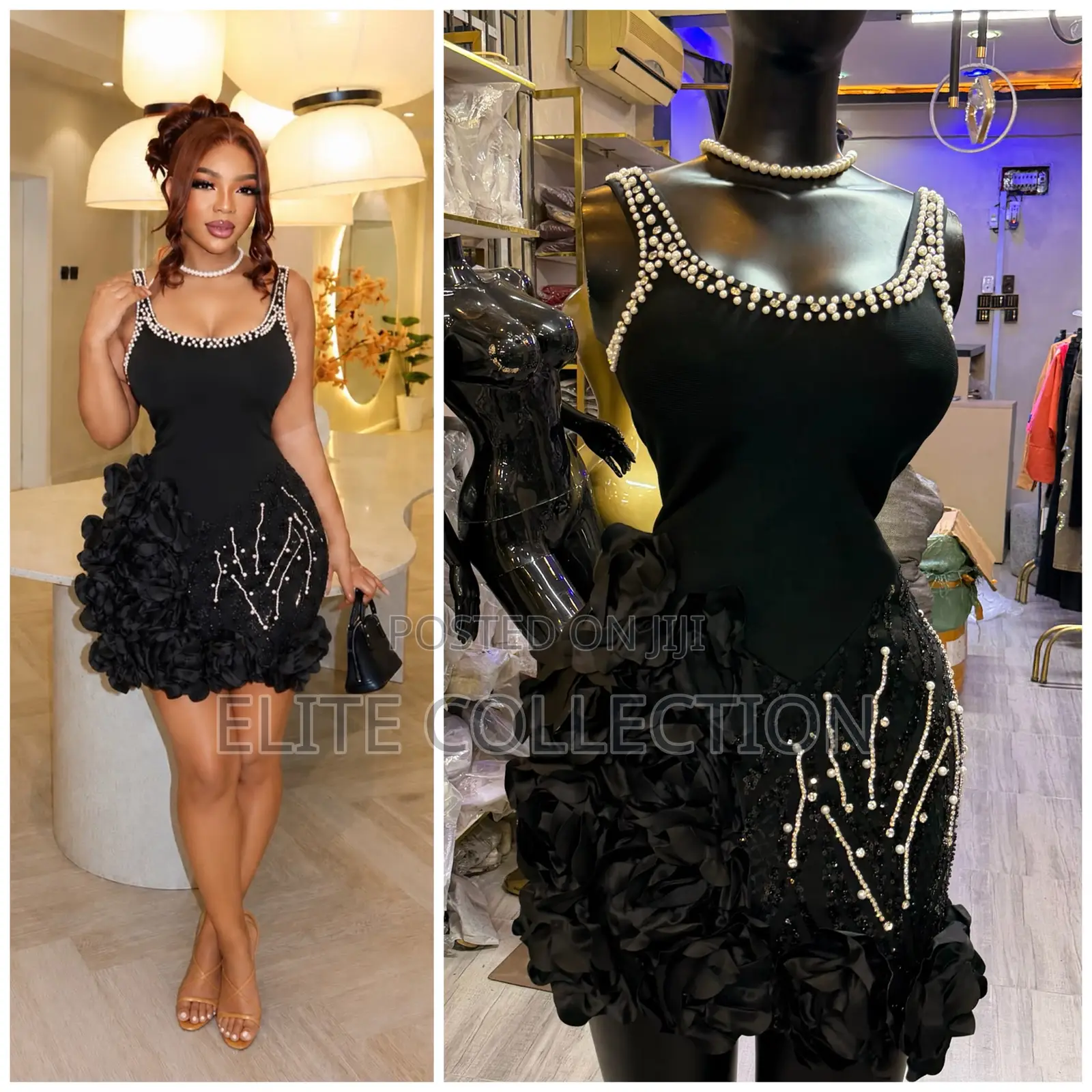 Luxury Embellish Sequined Bandage Dress Size: S M L Xl (8-14)