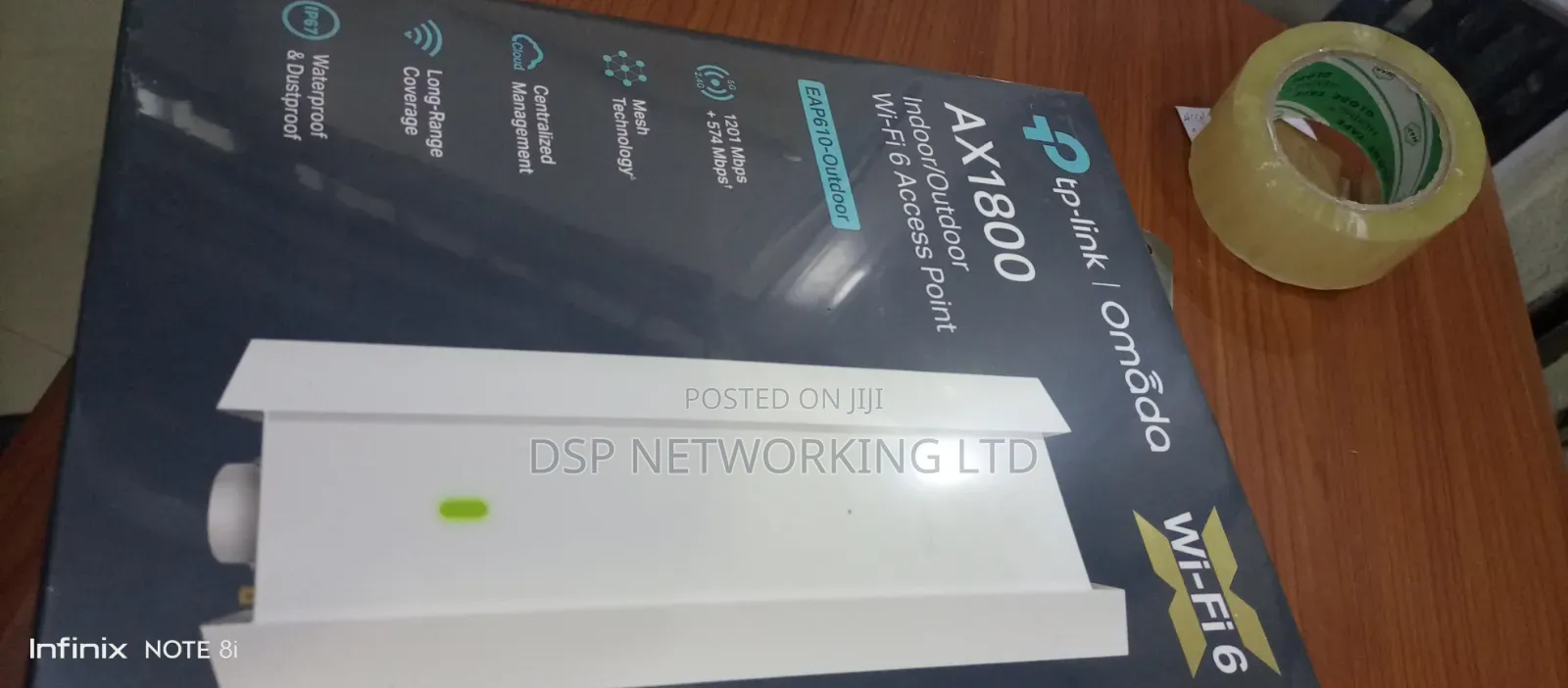 Tp-Link Omada Ax1800 Indoor/Outdoor Wifi 6 Access Point