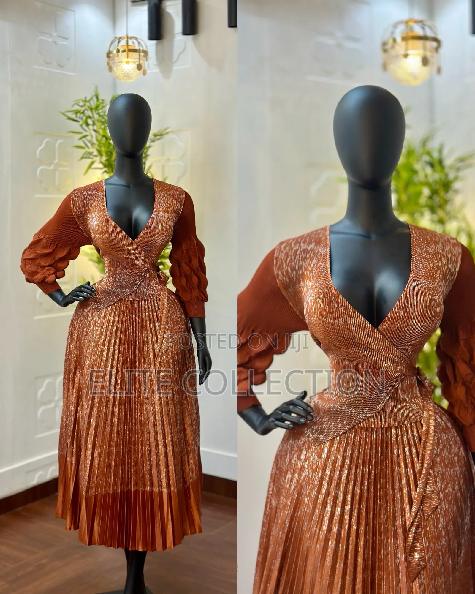Luxury Miyaki Dress Free Size (8-20 Quality Is