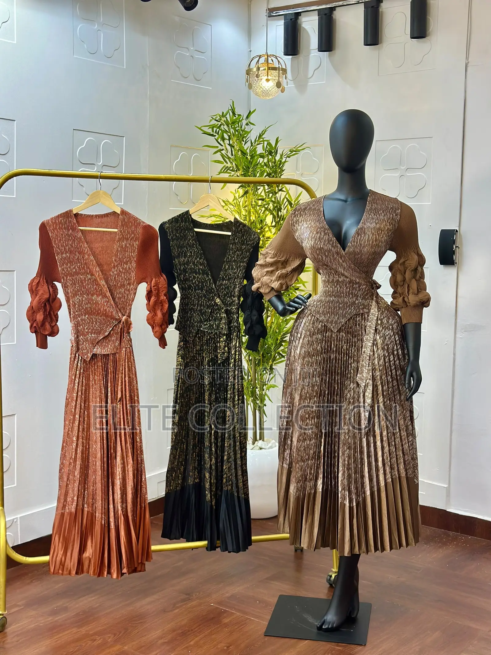 Luxury Miyaki Dress Free Size (8-20 Quality Is