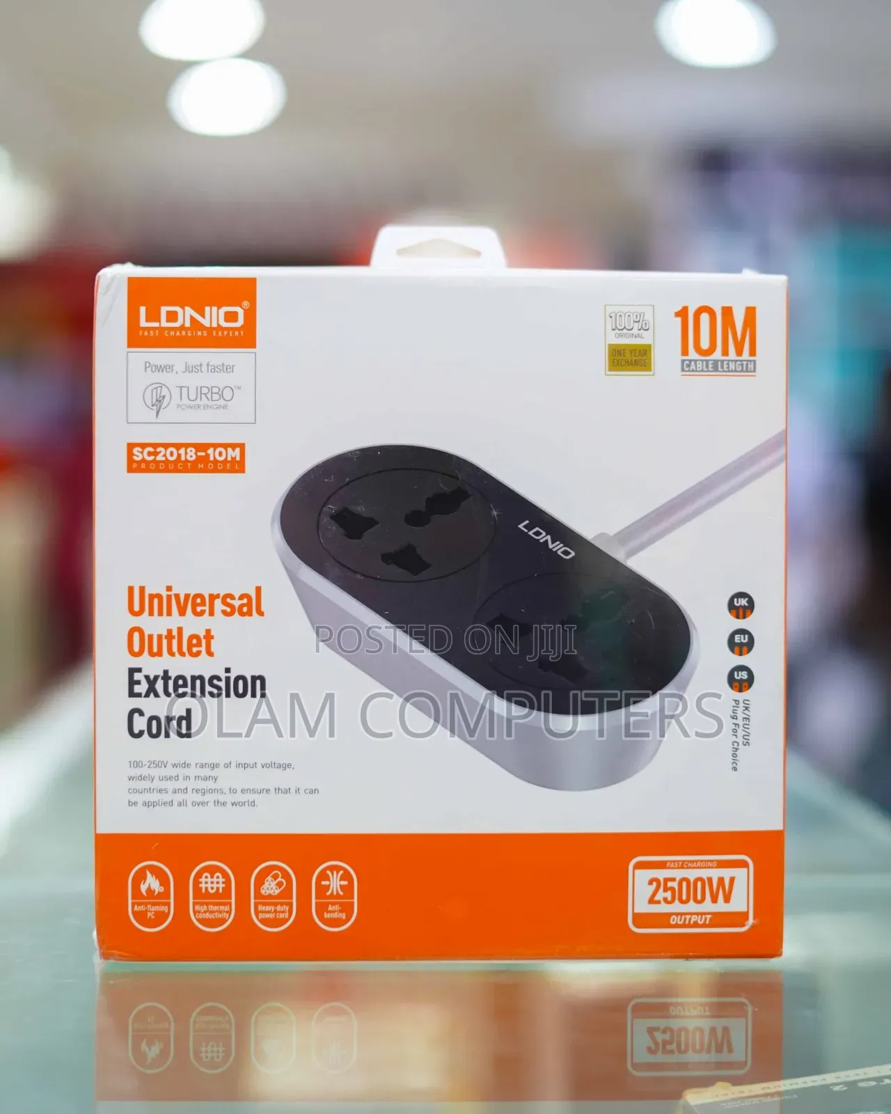 Ldnio Universal Outlet Extension Cord 10m