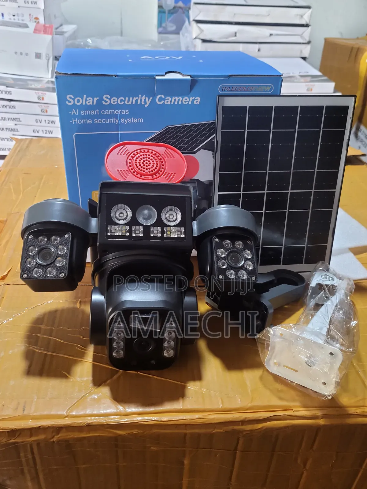 3 Lens Smart Solar Security Camera