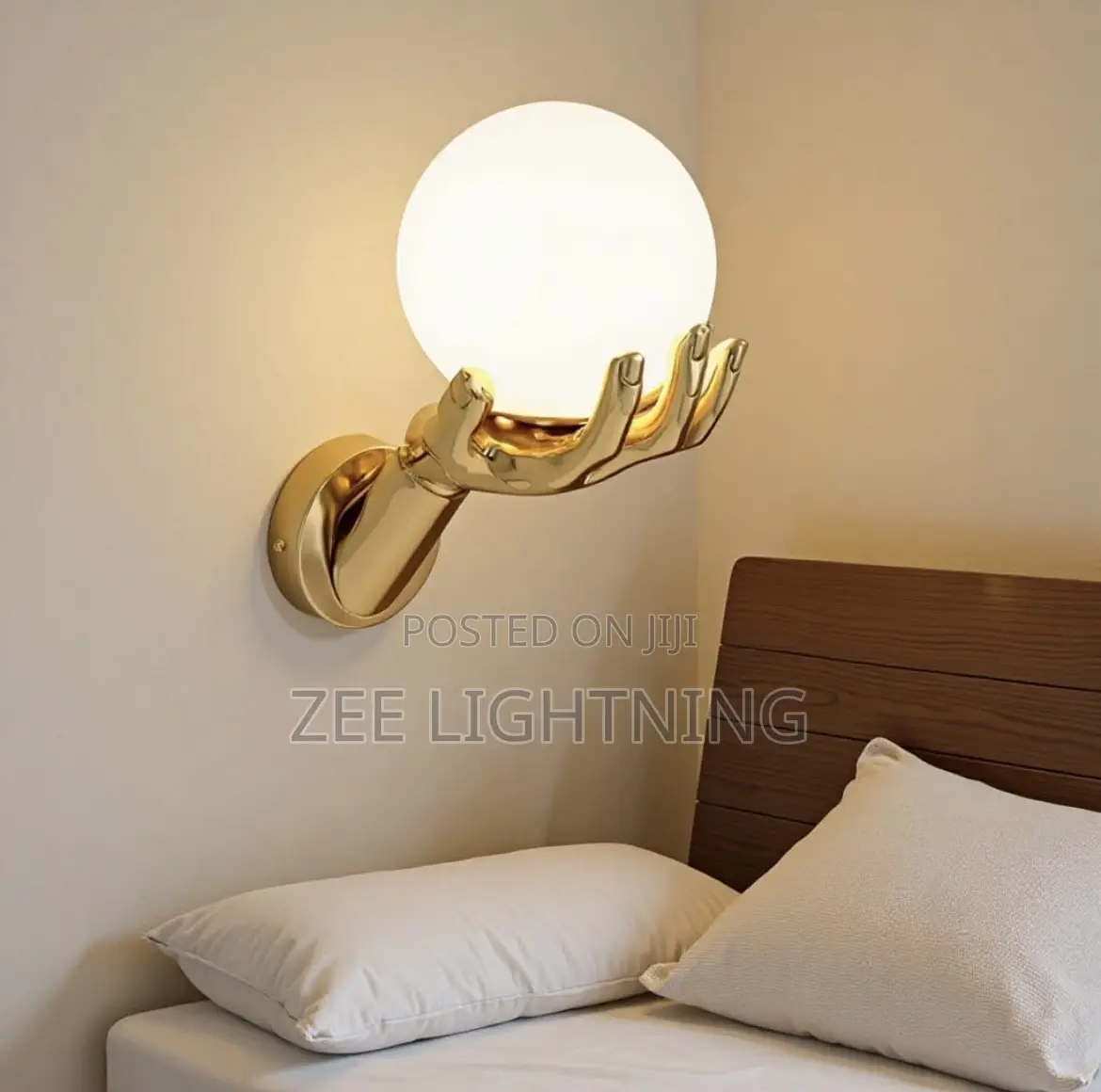 Gold and Black Body Wall Bracket (Hand of God )