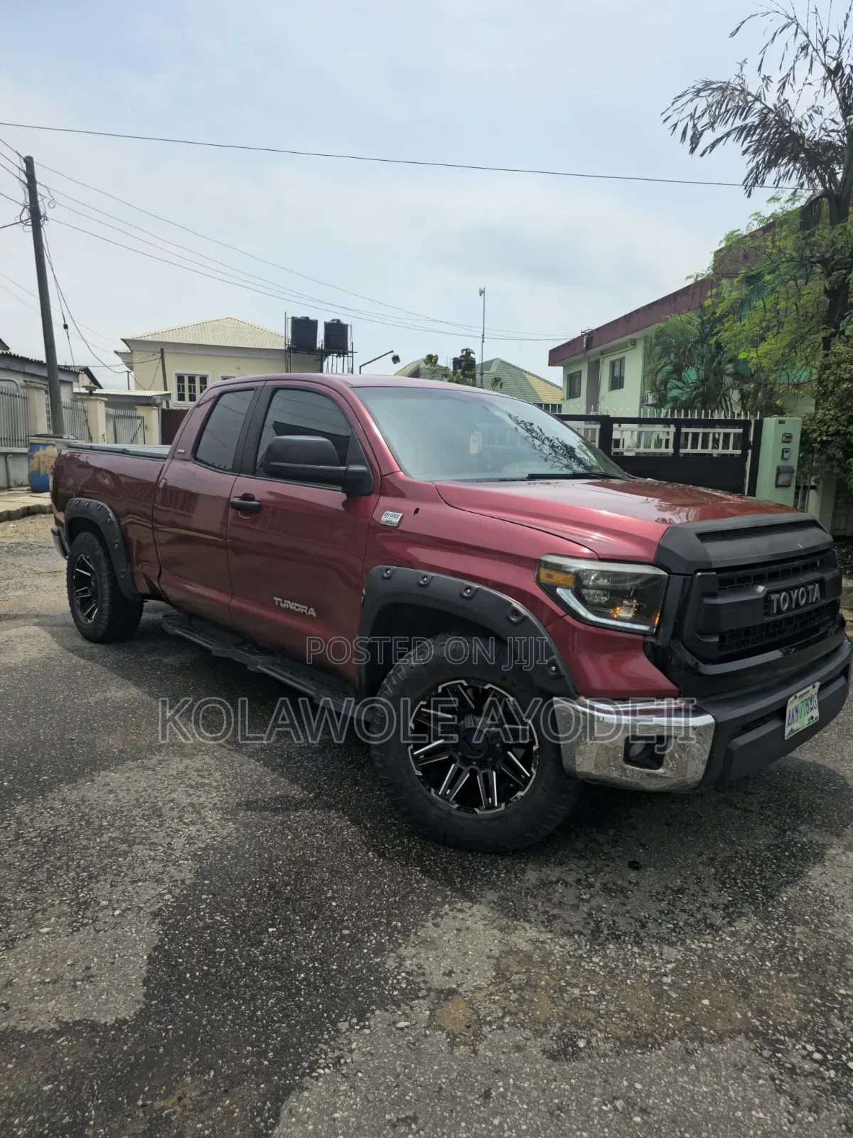 Toyota Tundra Double Cab 4x4 SR5 5.7L Long Bed 2008 Red