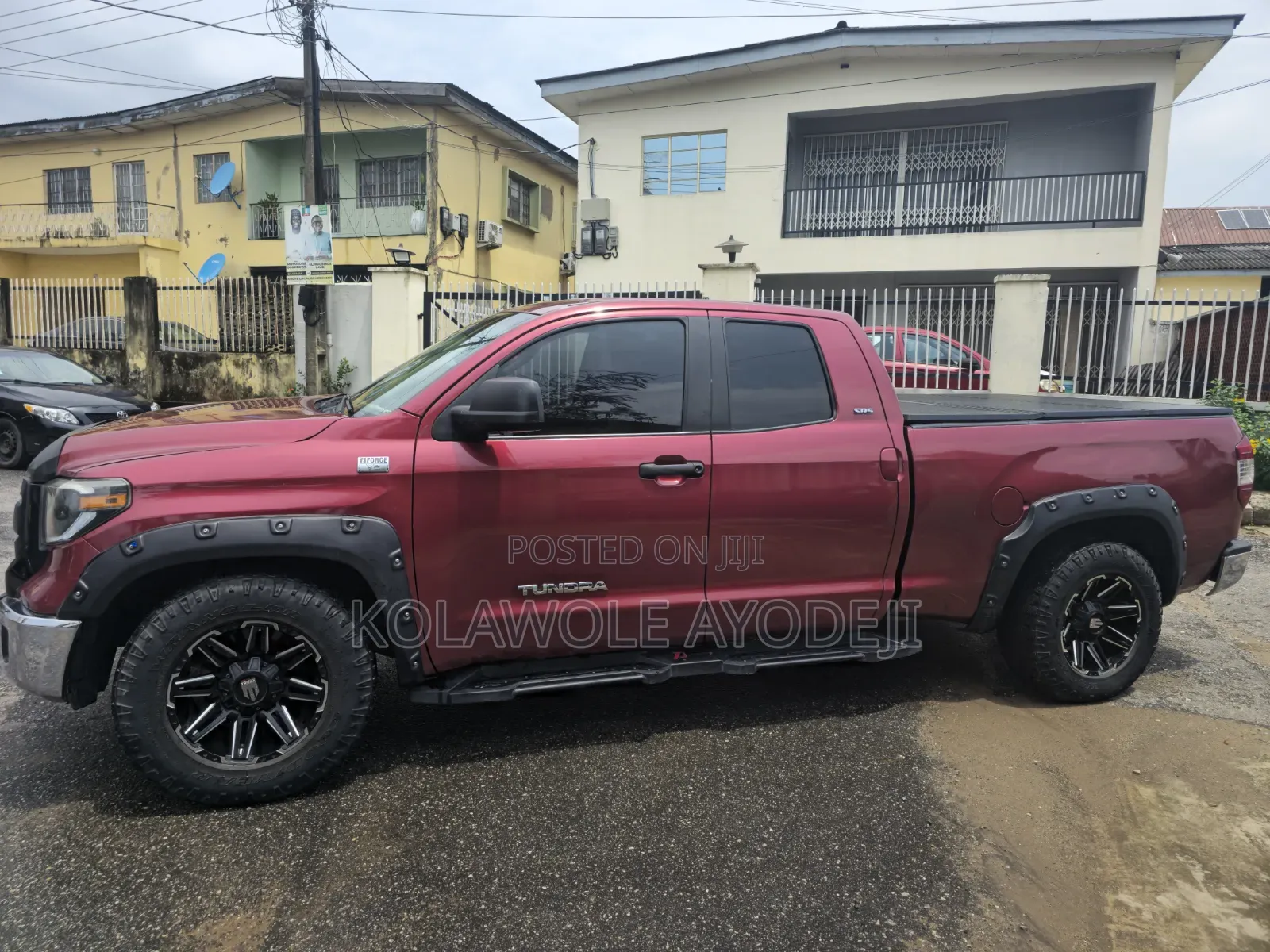 Toyota Tundra Double Cab 4x4 SR5 5.7L Long Bed 2008 Red