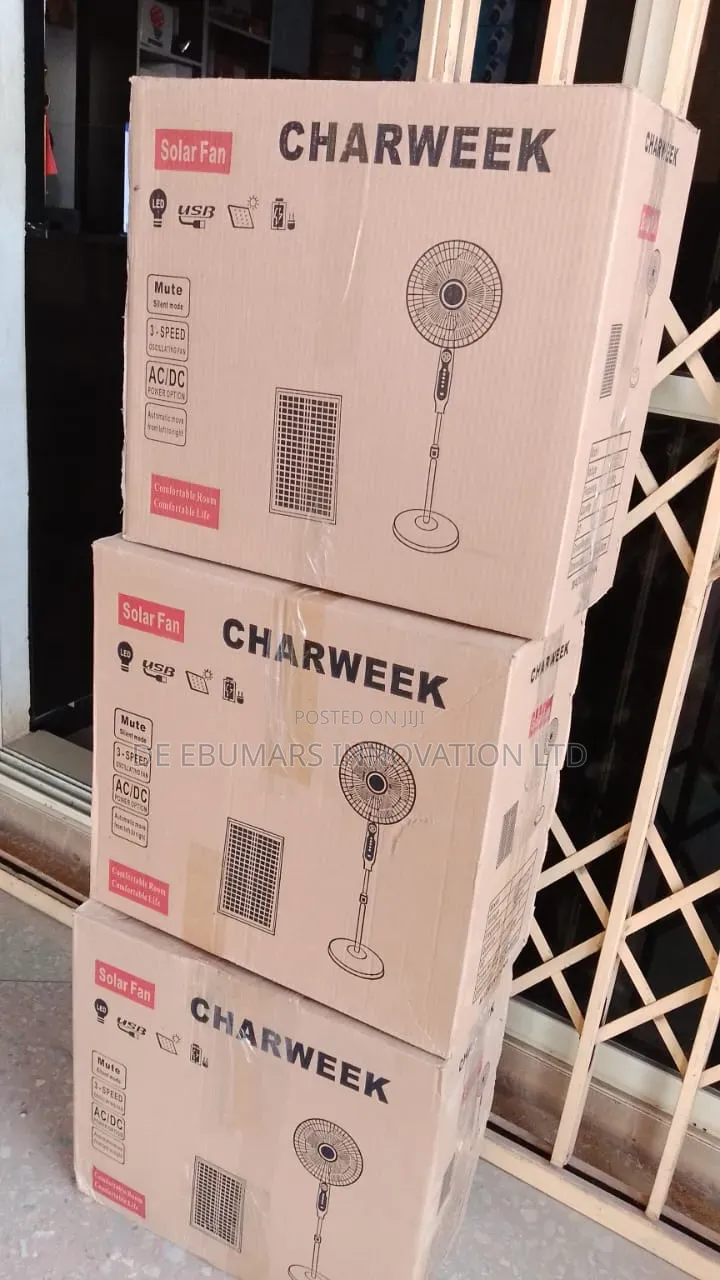 Rechargable Solar Fan