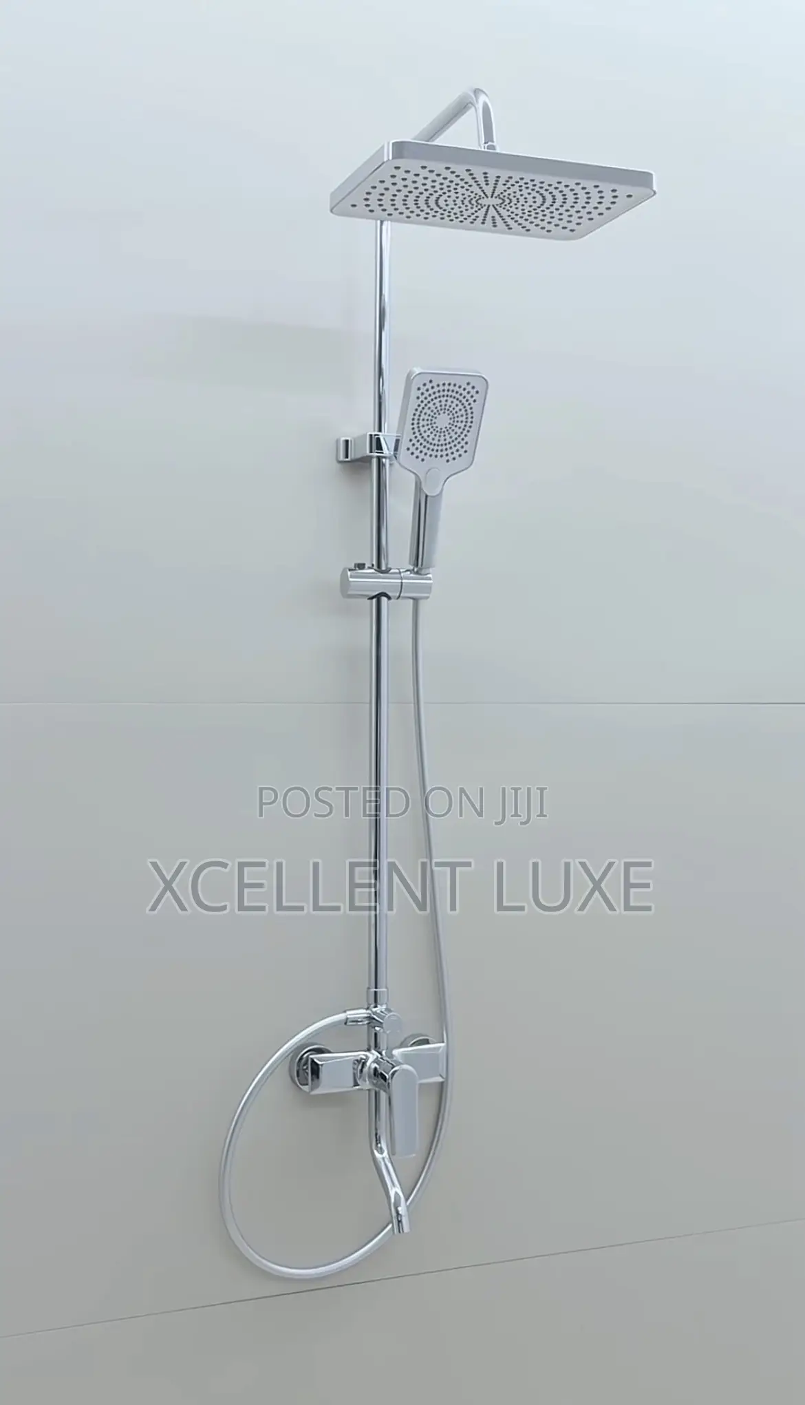 Chrome Shower Mixer With Sleeky Finishing