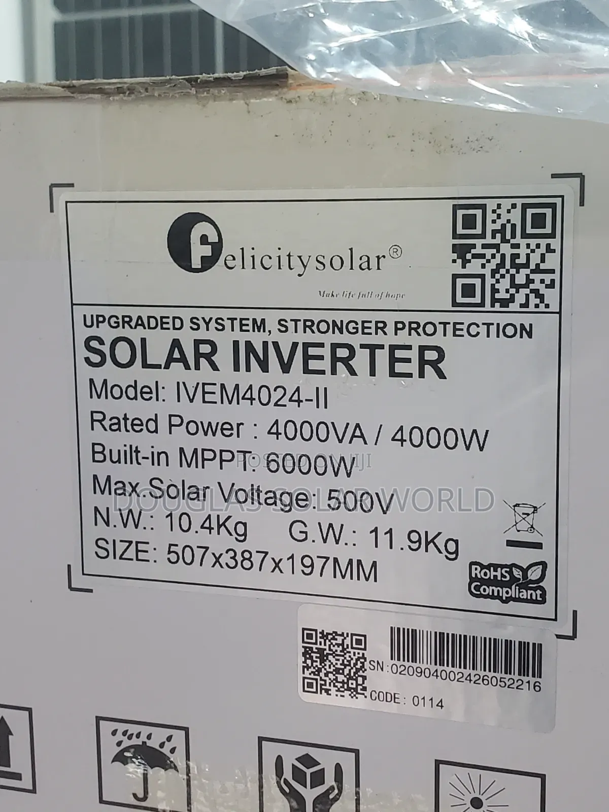Felicity 4kva 24v Hybrid Solar Inverter