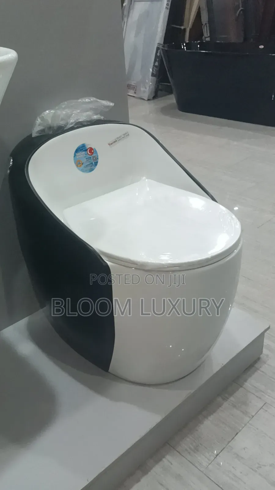 White+Black Water Closet 