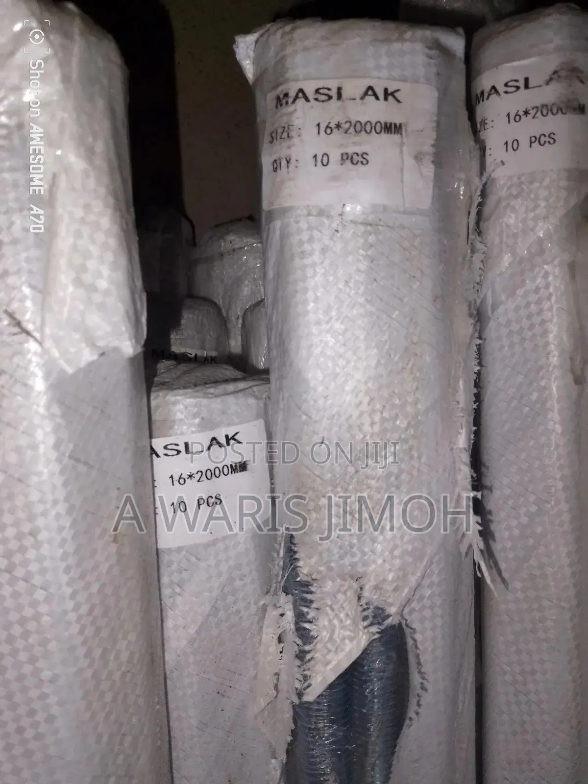 16mm Threaded Rod By 2mtrs Long