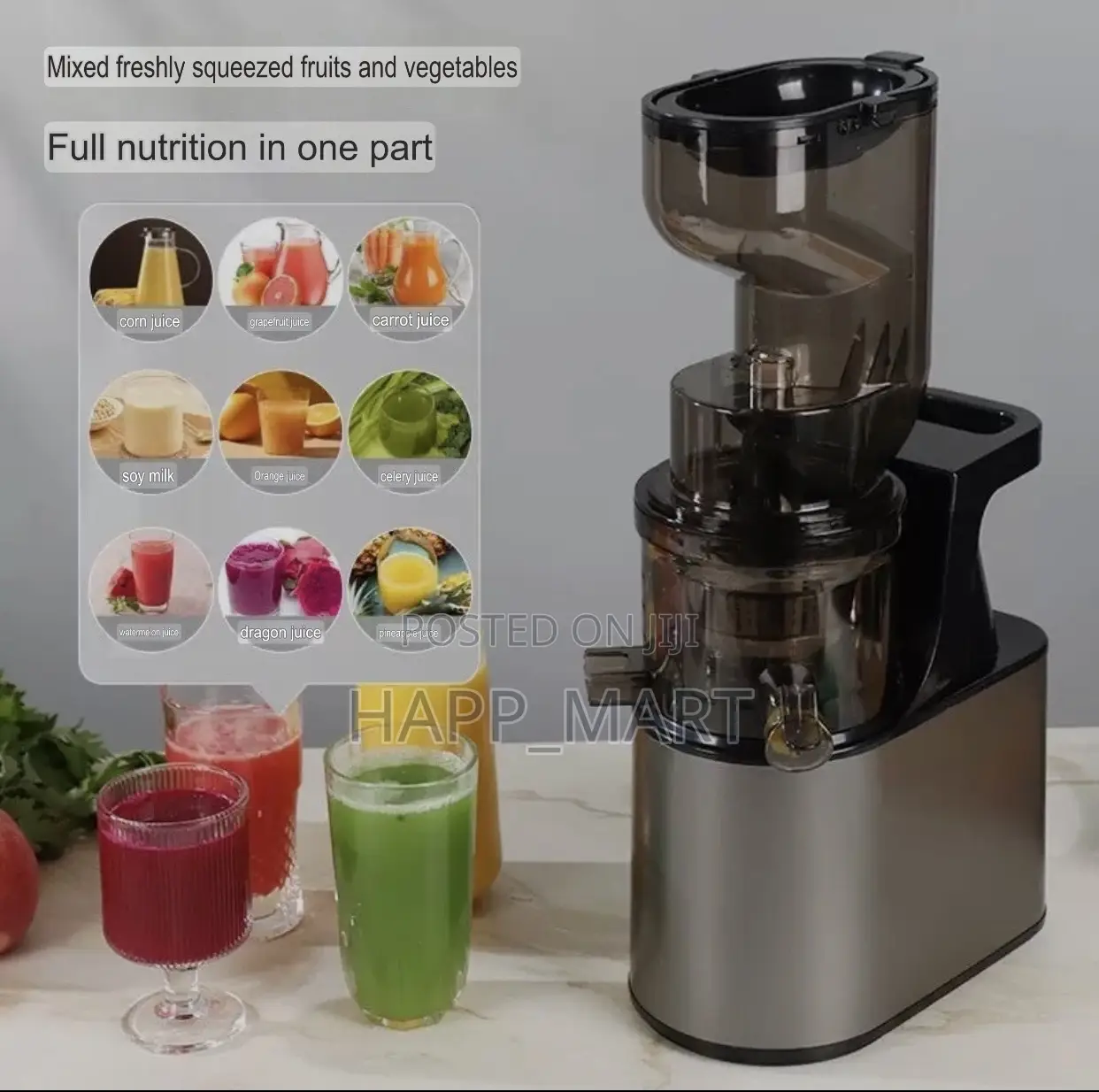 Slow Juicer – High Juice Extraction