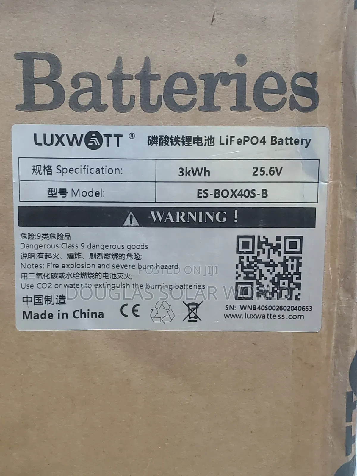 Luxwatt 3kwh 24v Lithium Battery