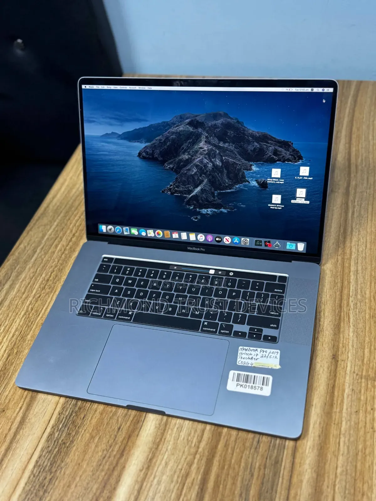 Laptop Apple MacBook Pro 2019 32GB Intel Core i7 SSD 512GB