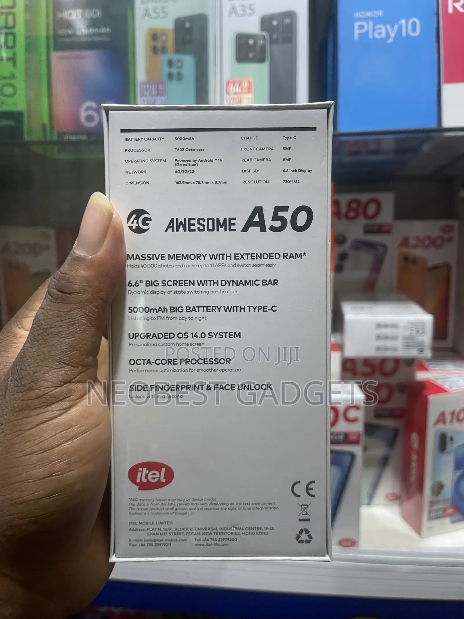 New Itel A50 128 GB
