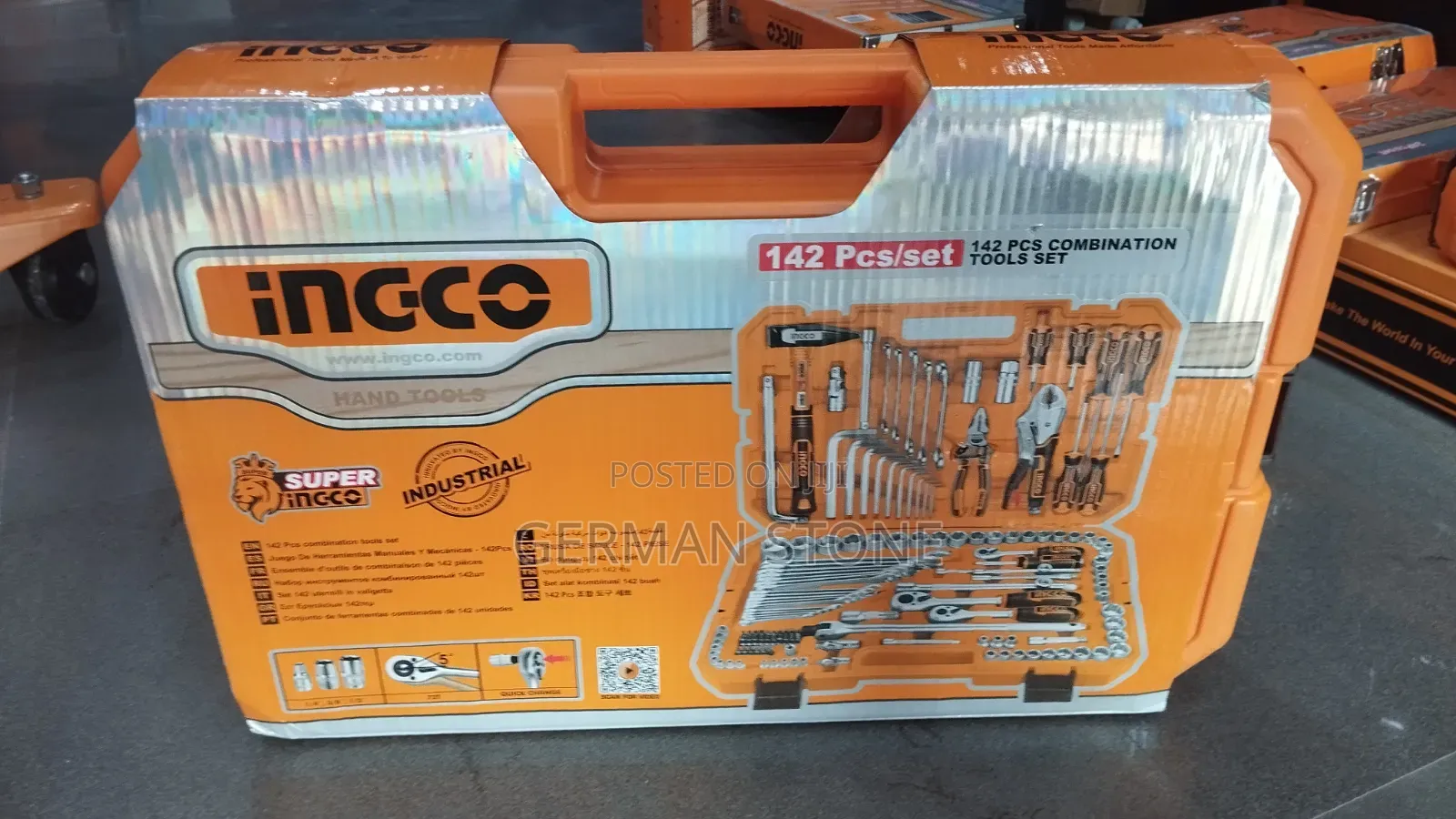 Ingco 142-Piece Combination Tool Set