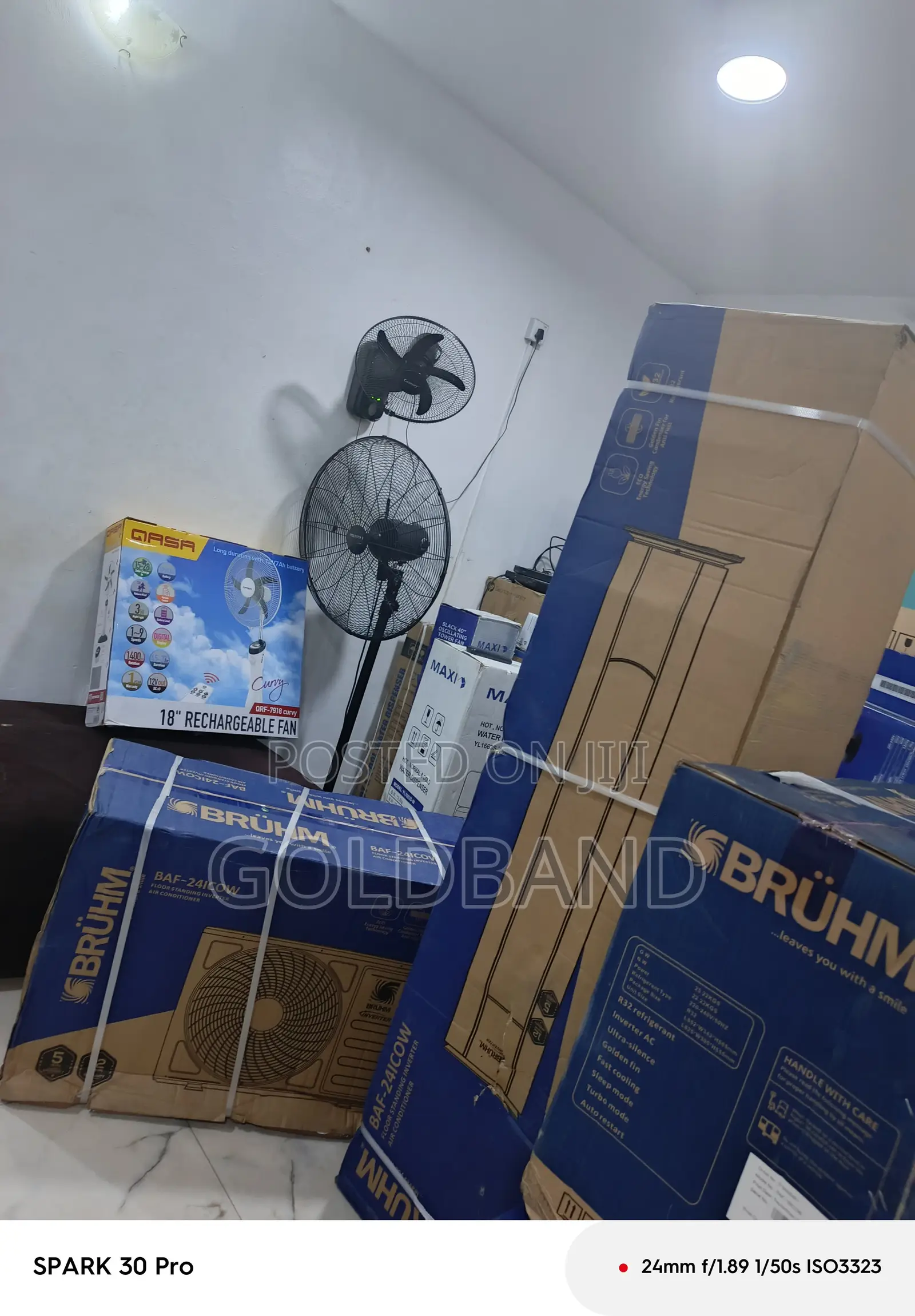 Bruhm 3 Ton Fast Cooling Floor Standing Inverter Ac