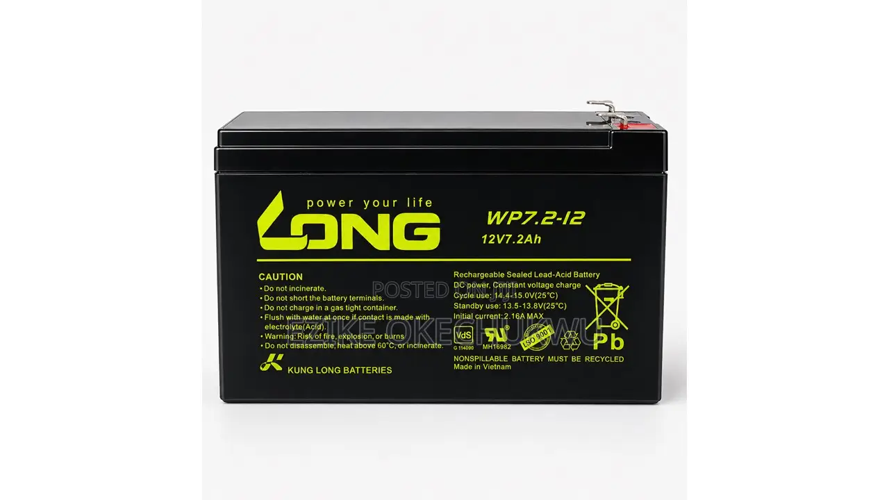 Long Wp7-12(28w) (12v7ah). Ups Battery, Long Batter