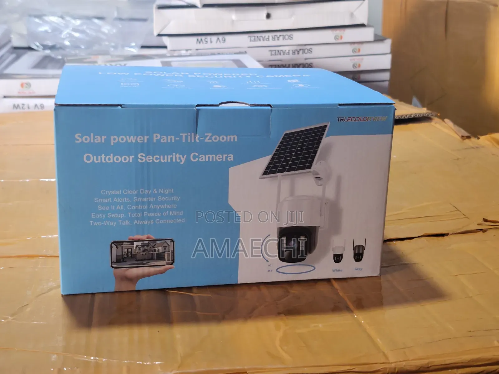 Dual Lens Solar CCTV Camera