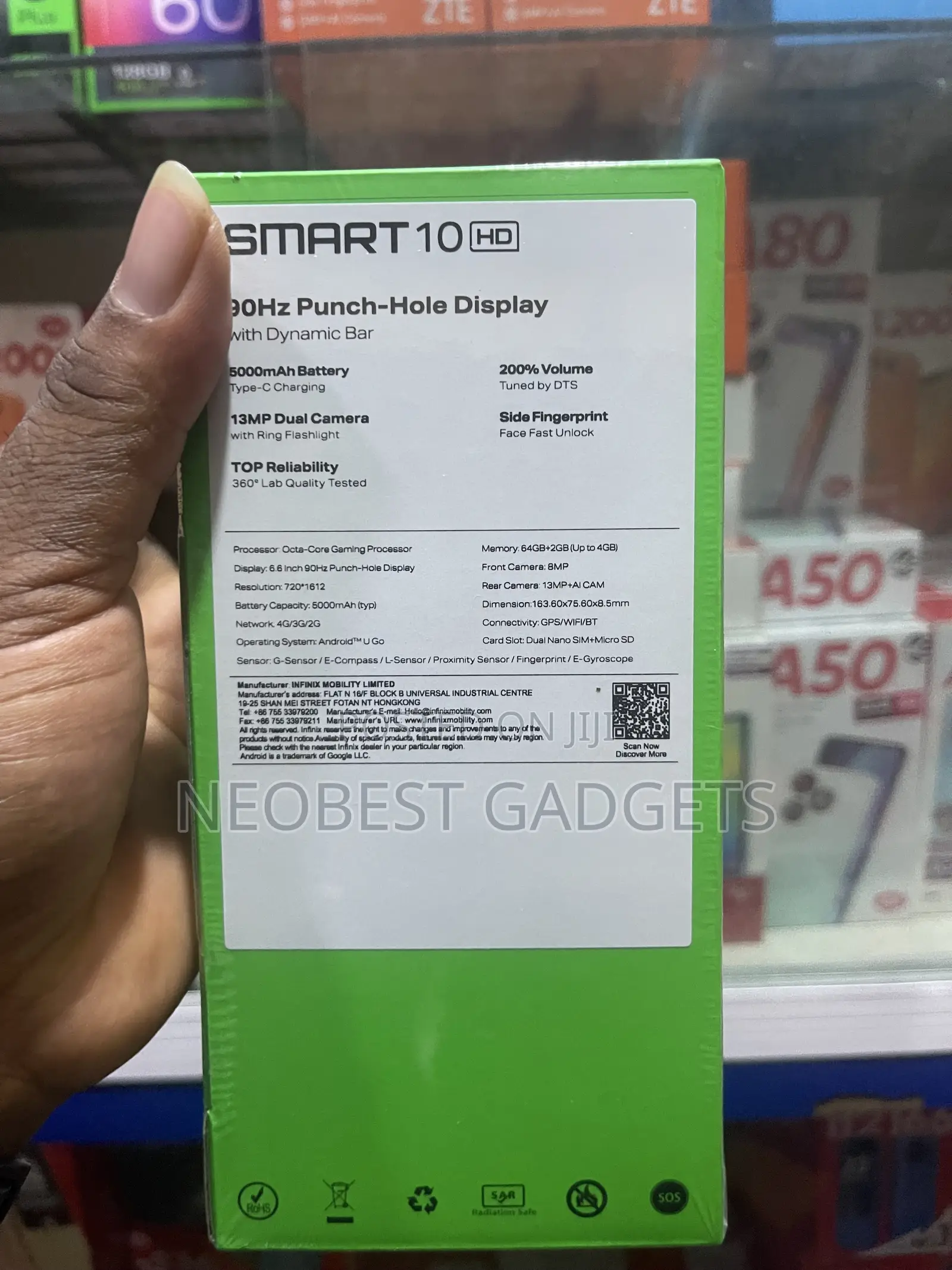 New Infinix Smart 10 HD 64 GB