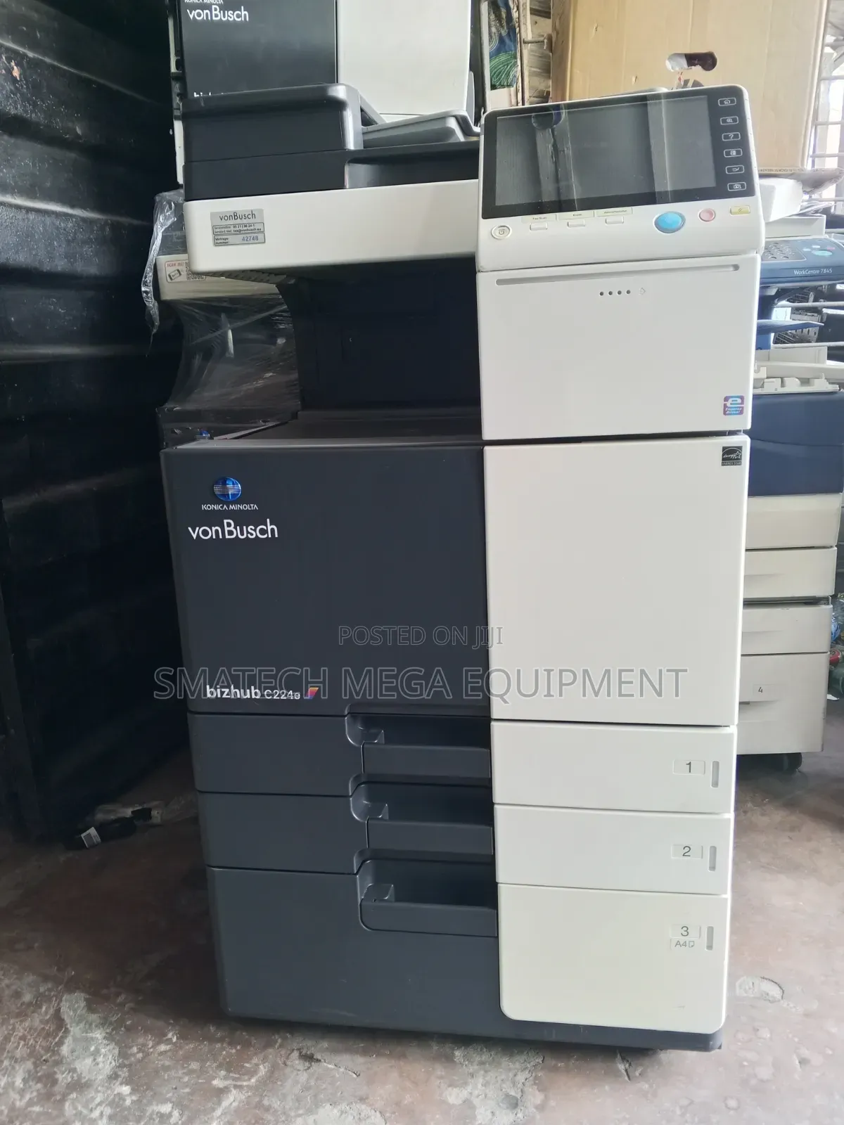 C224e Konica Minolta Bizhub A3 Color Multifunctional 3in1 Photocopier