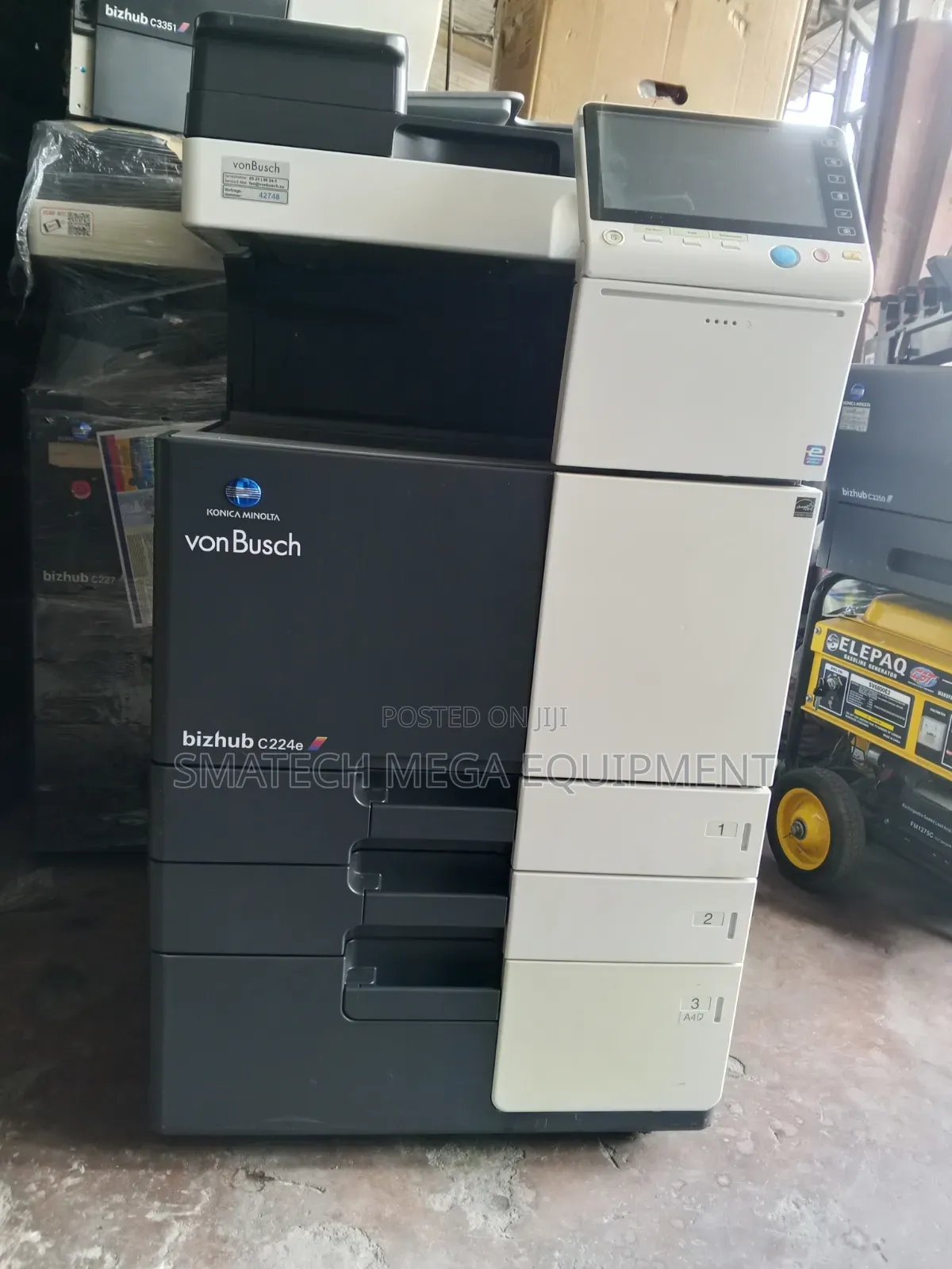 C224e Konica Minolta Bizhub A3 Color Multifunctional 3in1 Photocopier
