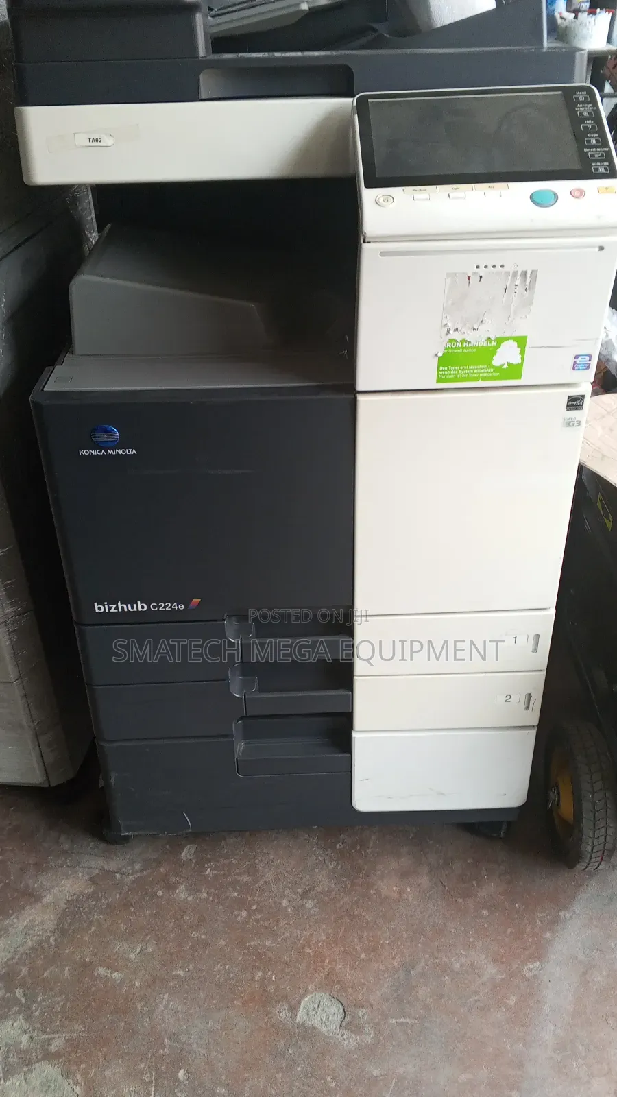 C224e Konica Minolta Bizhub A3 Color Multifunctional 3in1 Photocopier