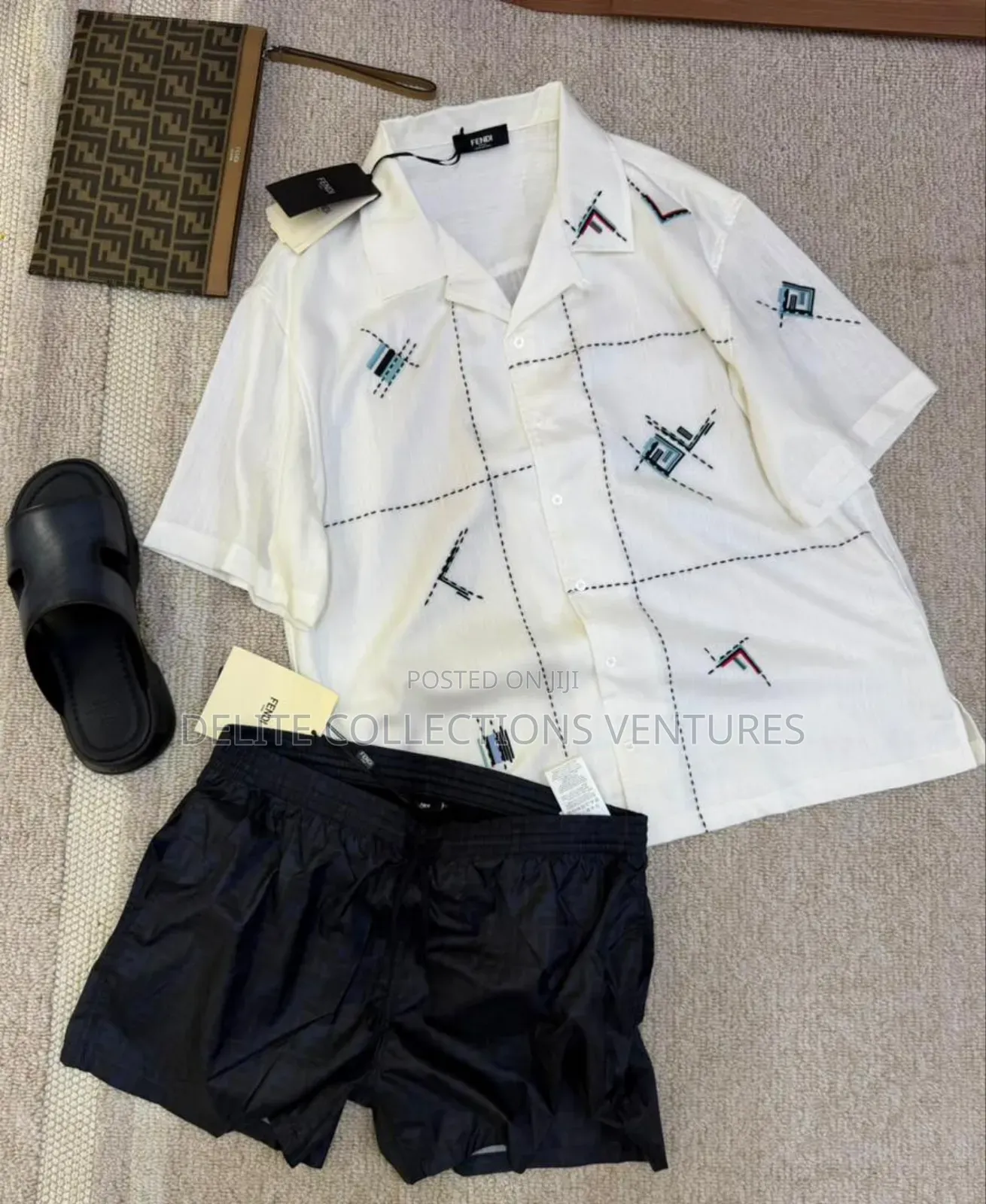 *Original Fendi Linen Shirt Available in Store  M —— XXL