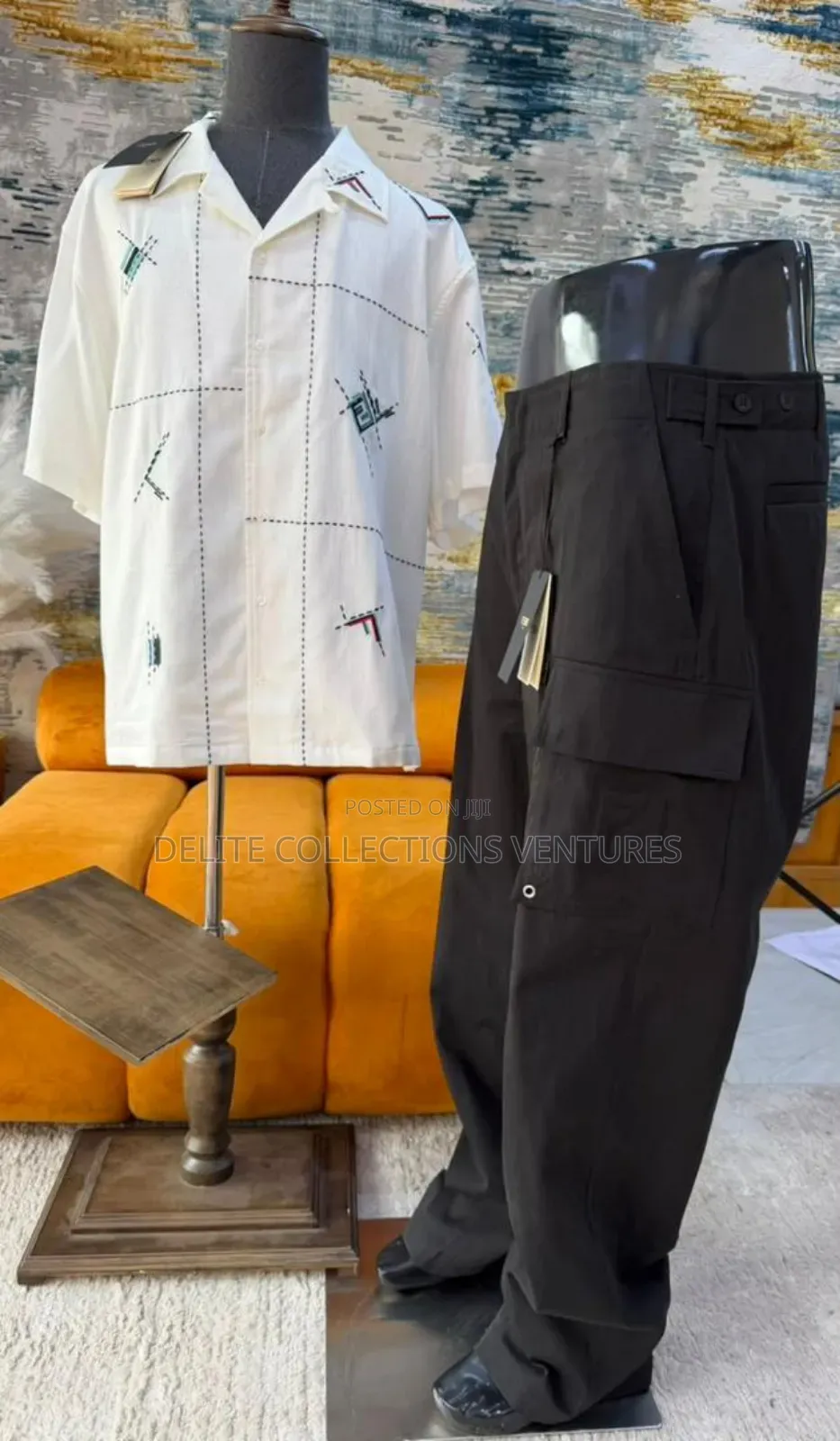 *Original Fendi Linen Shirt Available in Store  M —— XXL