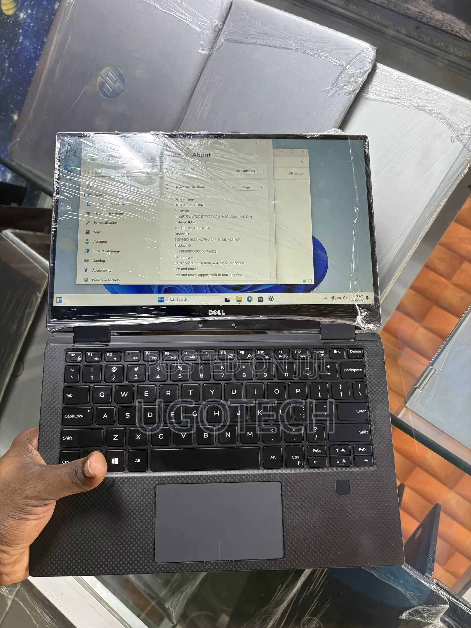 Laptop Dell XPS 13 (9365) 16GB Intel Core i7 SSD 256GB