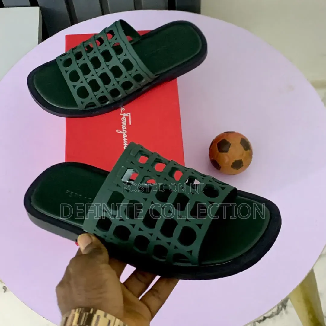 Salvatore Ferragamo Unique Design Slippers