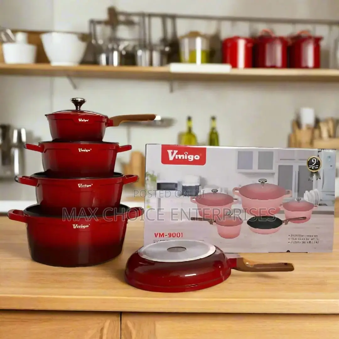 Vmigo 5pcs Die Cast Aluminum Cookware Set