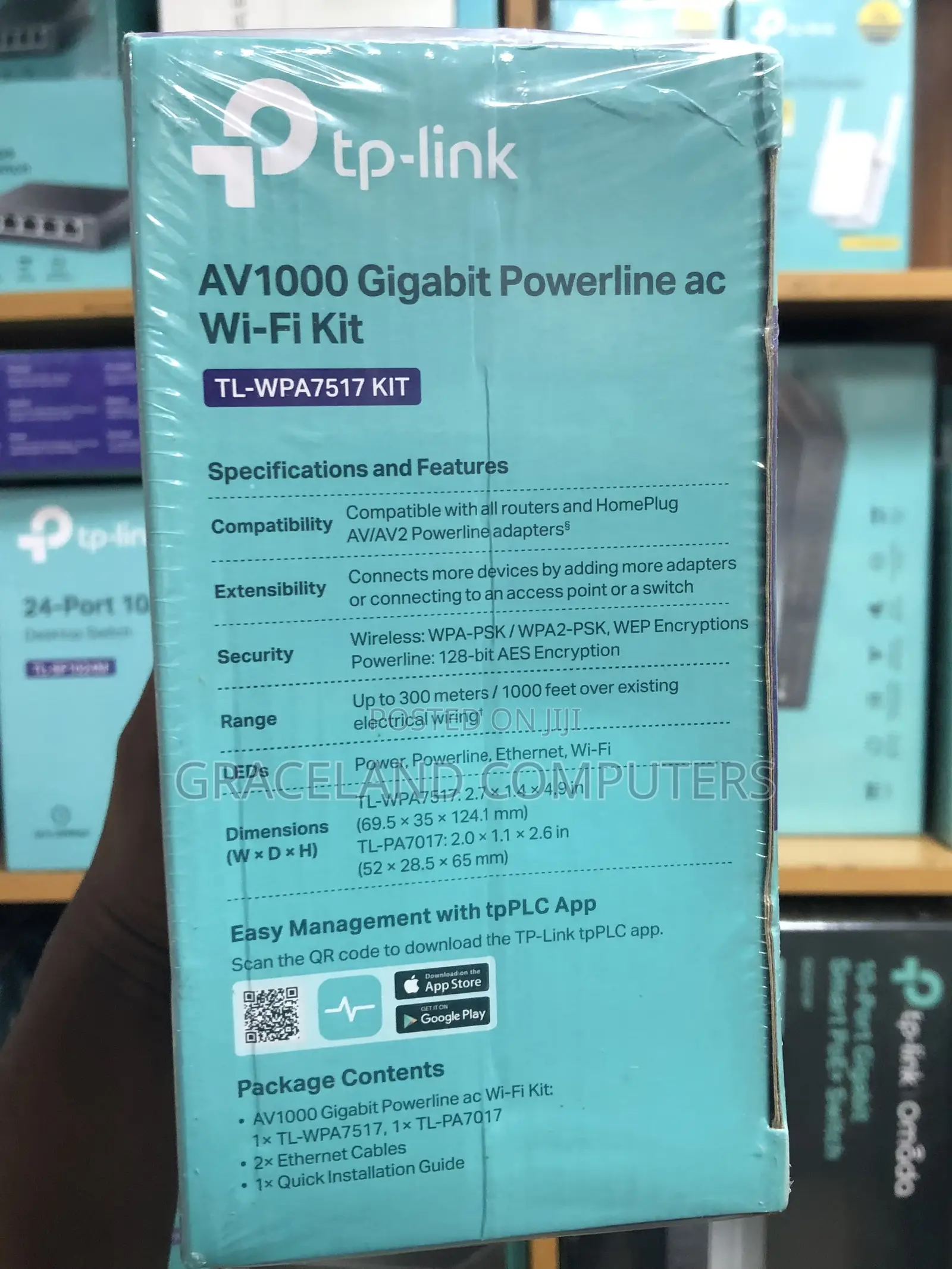 Tp-Link Tl-Wpa7517 Kit Av1000 Ac1200 Gigabit Powerline Wi-Fi Extender