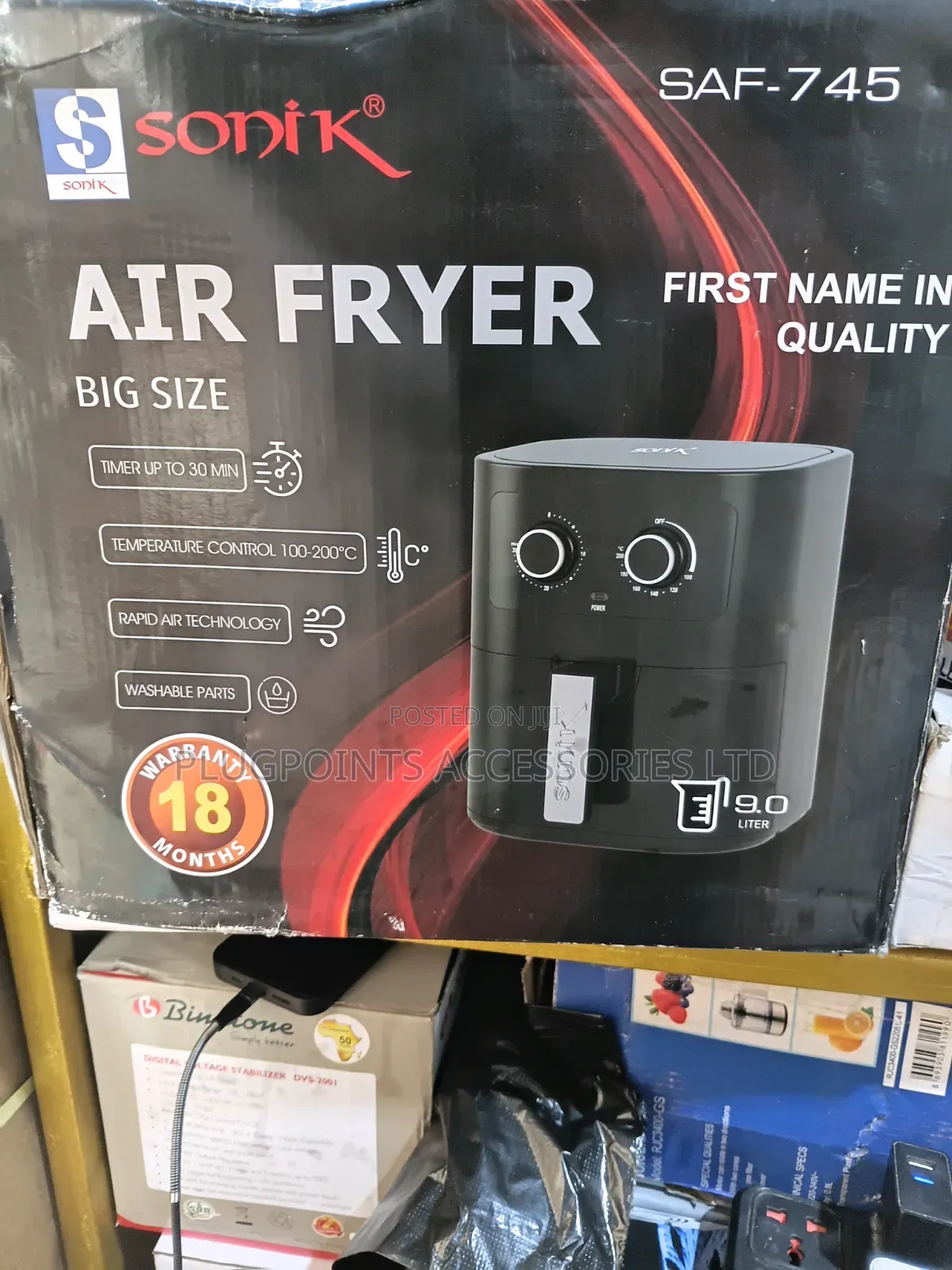 Sonik Airfryer 9liters