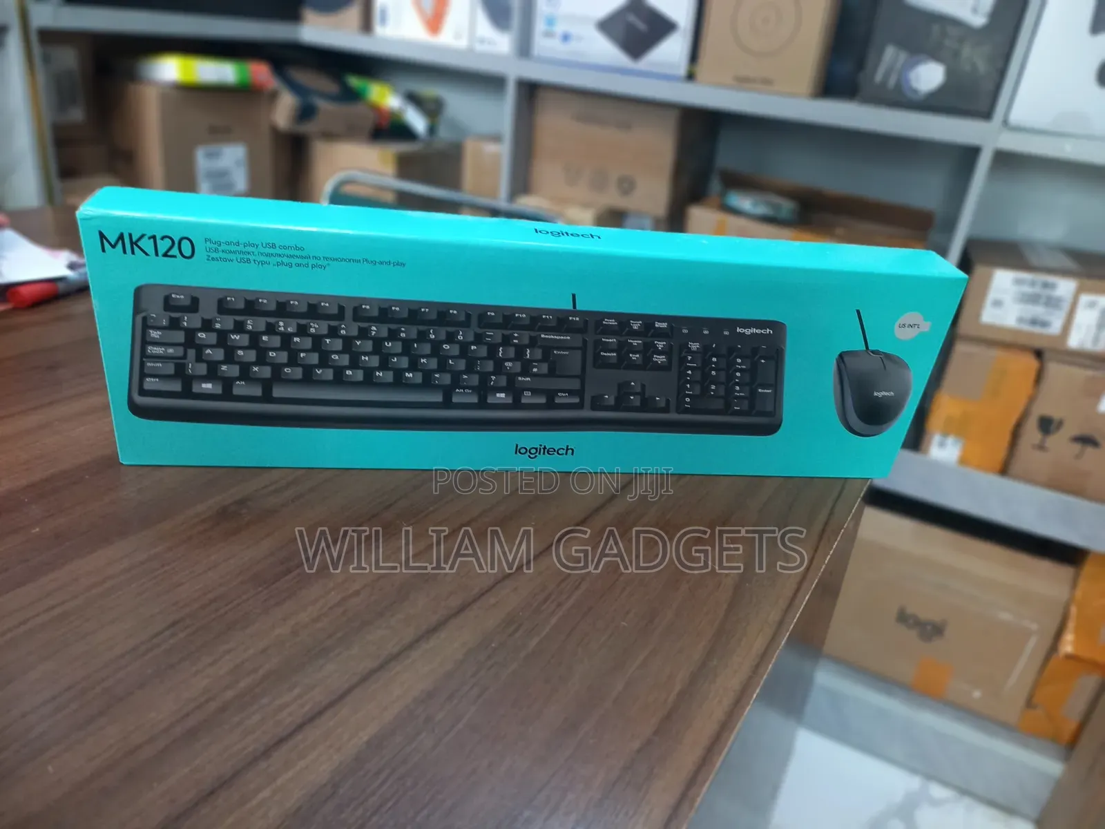 Logitech Mk120 Keyboard and Mouse Wire