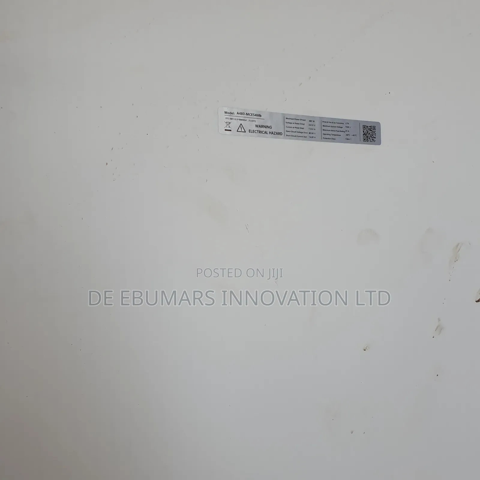 480w Black Monocrystalline Solar Panel