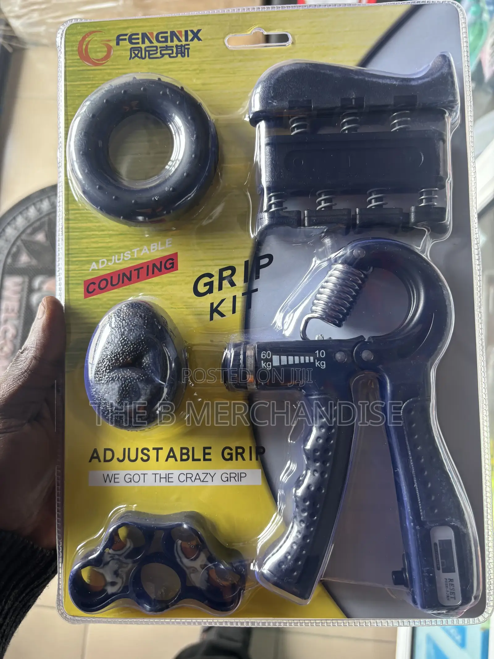 5-in-1 Adjustable Hand Grip Strengthener Training Set