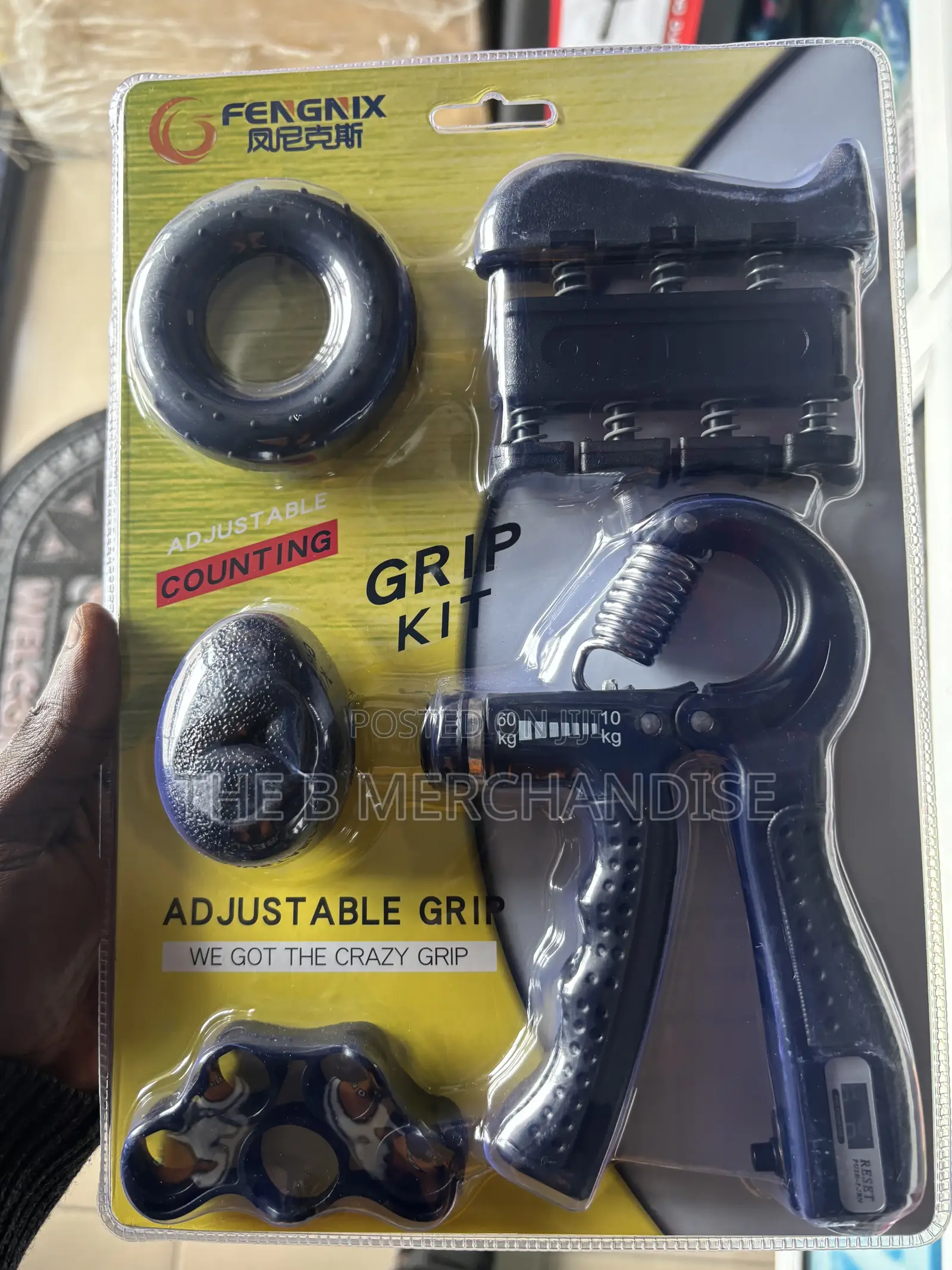 5-in-1 Adjustable Hand Grip Strengthener Training Set