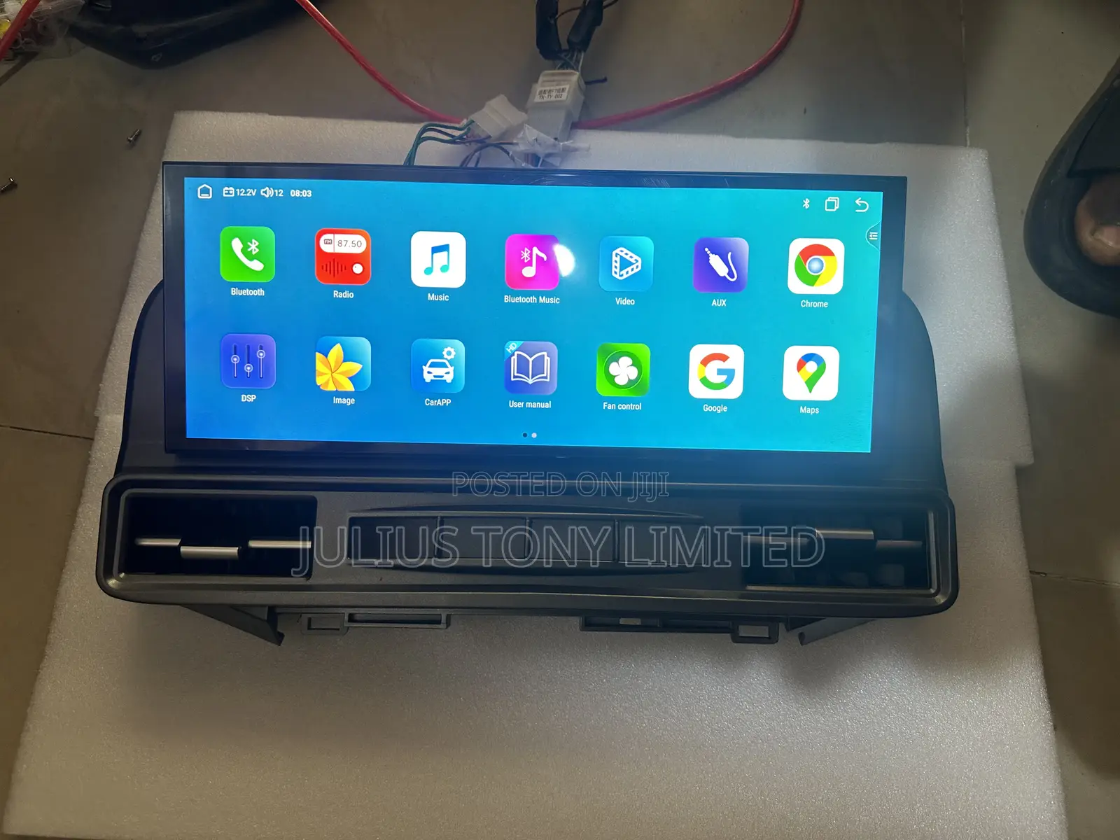 Toyota Venza Android Multimedia Up Screen (Tesla Style)