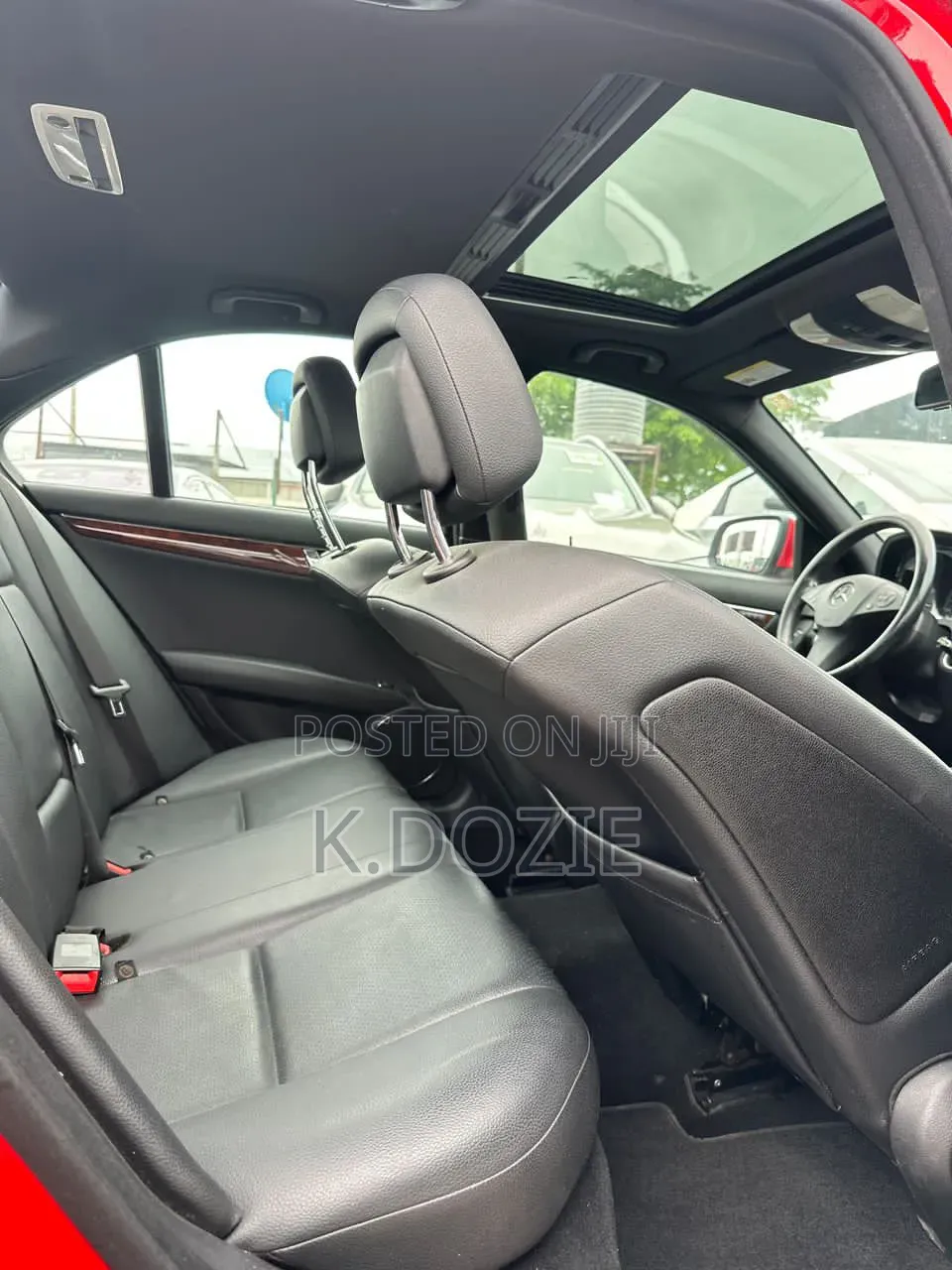 Mercedes-Benz C300 2009 Red
