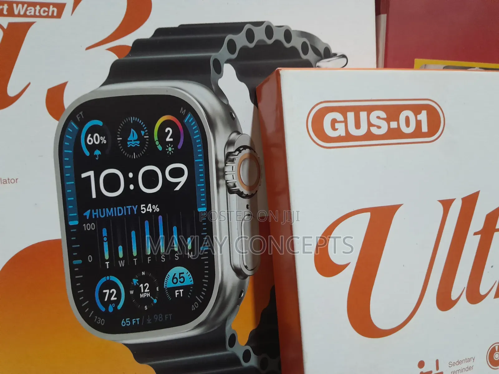 Ultra 3 Smart Watch Big Amoled Display 7in1 Fitness Call Notification