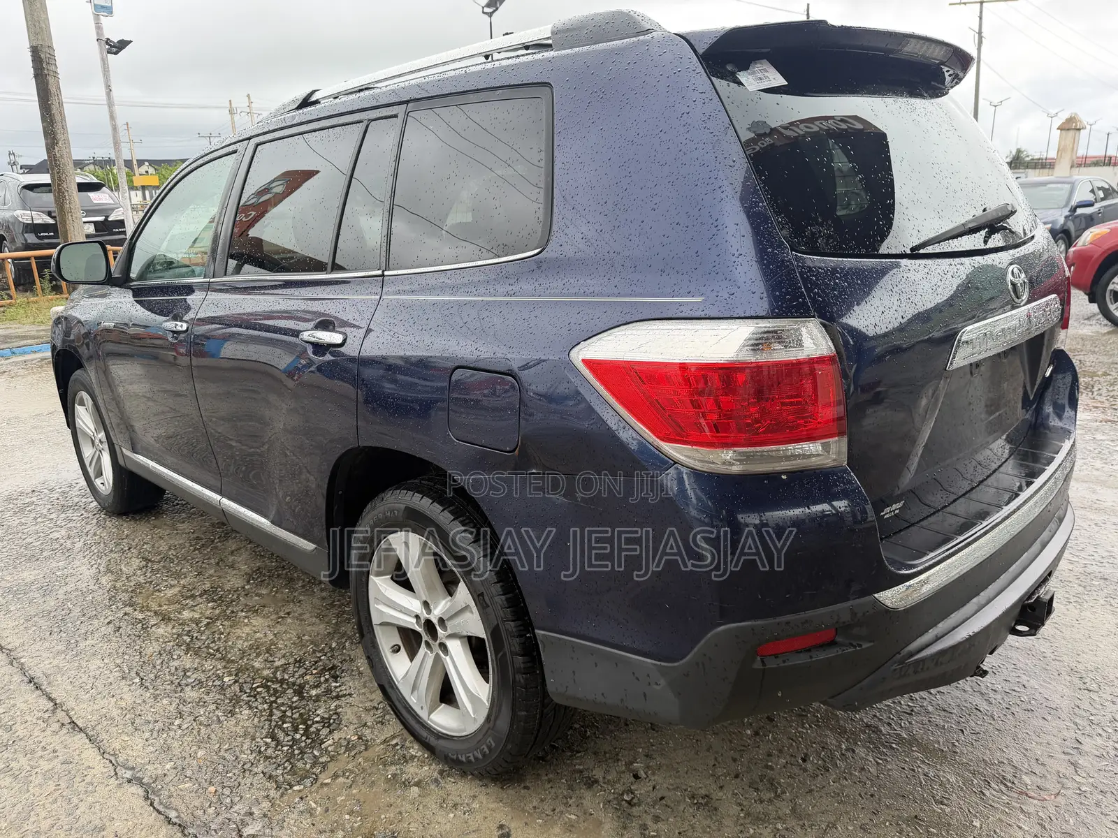 Toyota Highlander Limited 3.5l 4WD 2013 Blue
