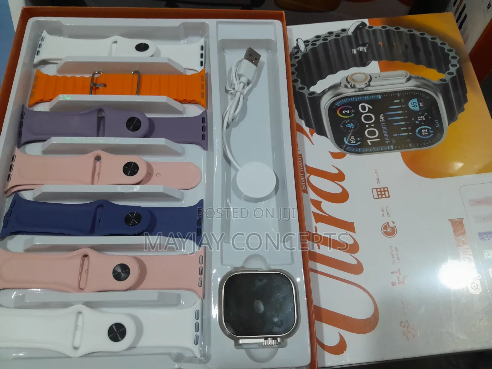 Ultra 3 Smart Watch Big Amoled Display 7in1 Fitness Call Notification