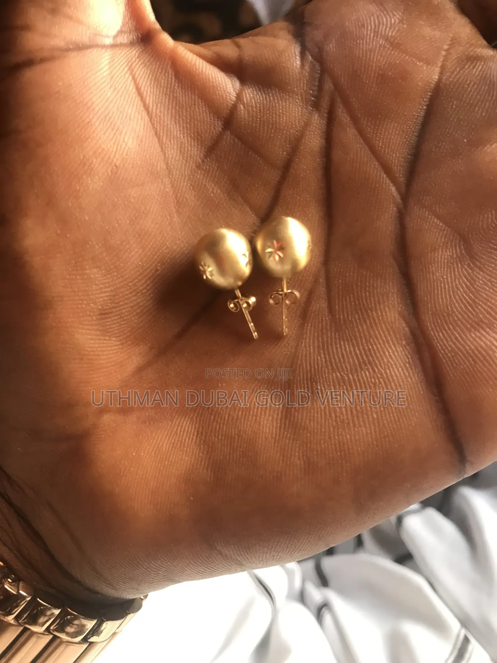 Brand New Karat Italian Tondo Earrings