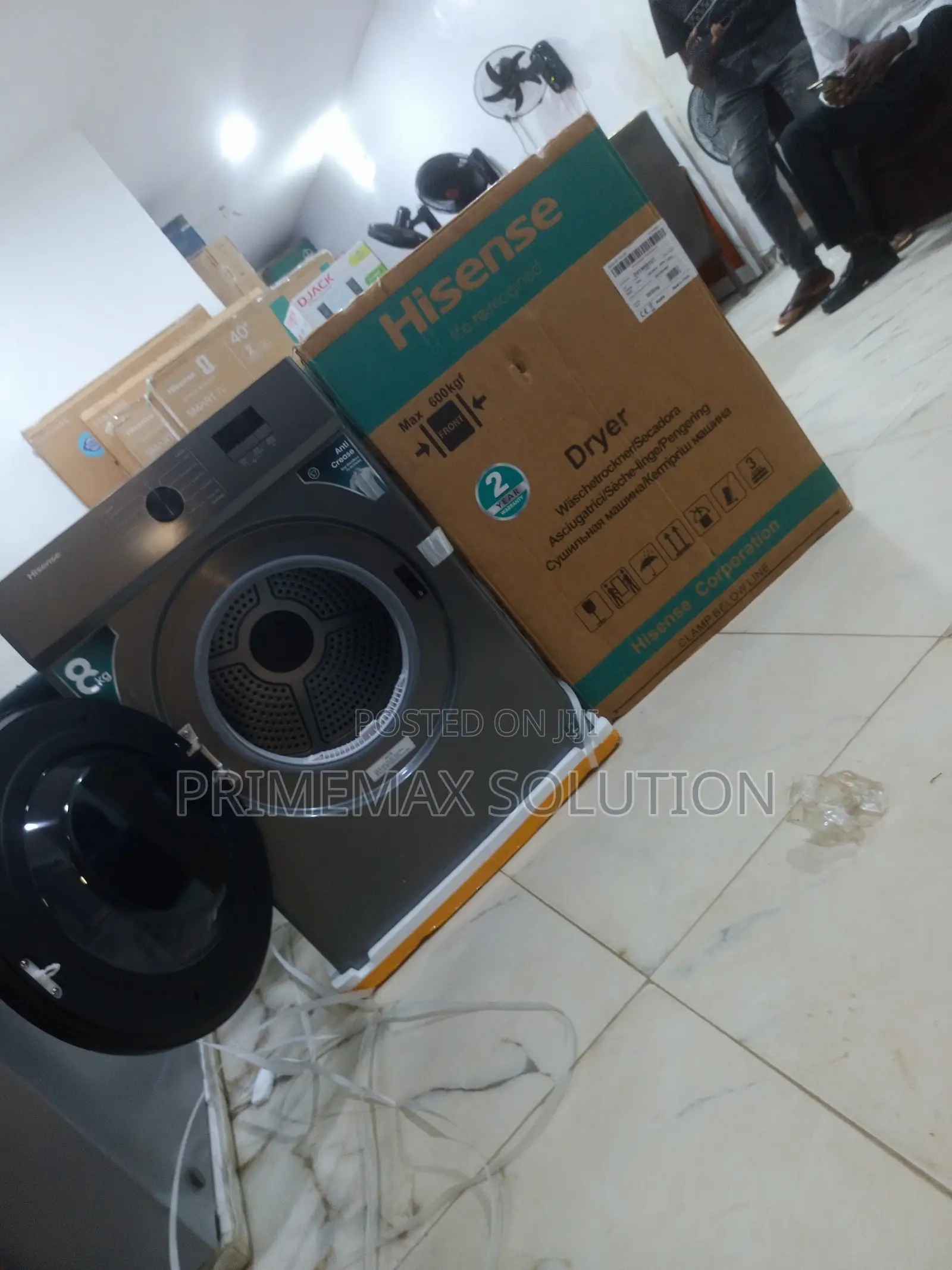 Hisense 8kg Front Load Heat Pump Dryer - White