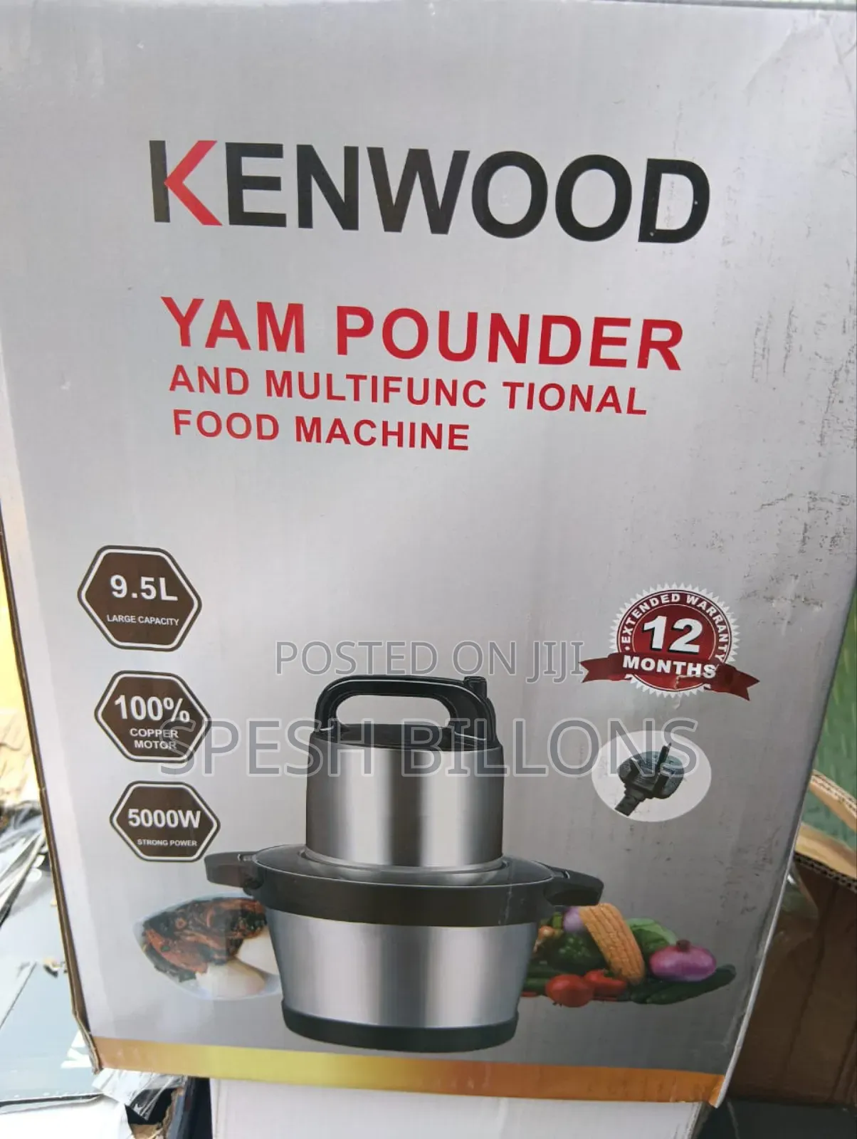 Multi Purpose Yampounder, Blender, Grinder, Food Processor Durable100%