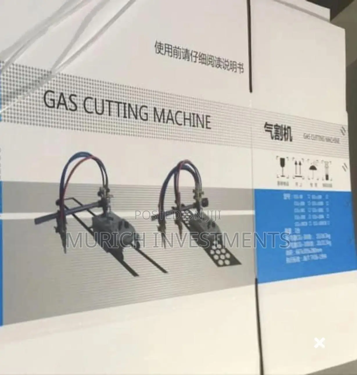 Cg1-30 Automatic Gas Flame Cutting Machine 6-100mm Capacity