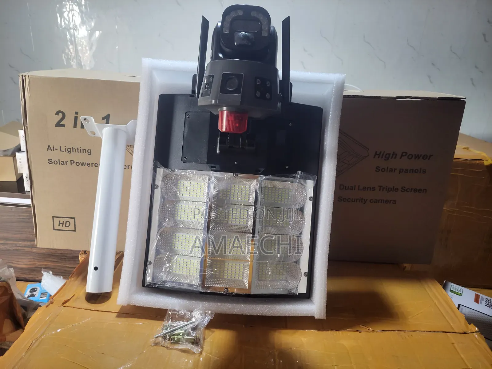 Dual Lens CCTV Solar Security Camera