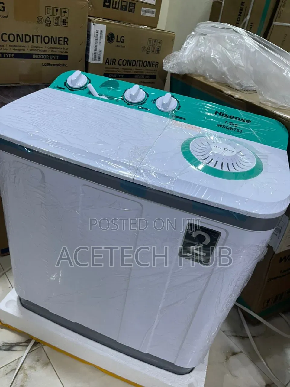 Hisense Twin Tub Washer 7.5kg for Fast Laundry Days