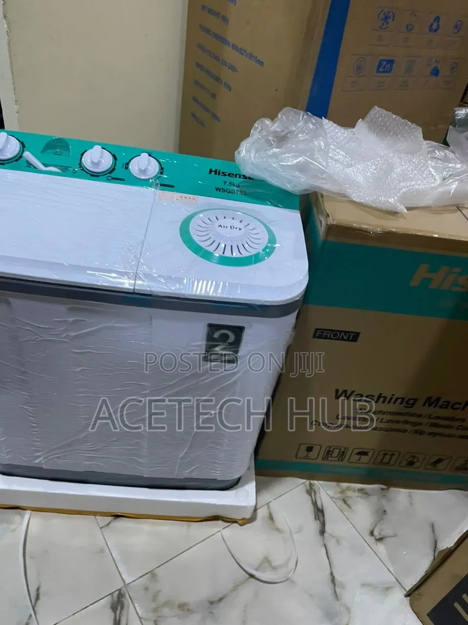 Efficient Hisense 7.5kg Twin Tub Washing Machine